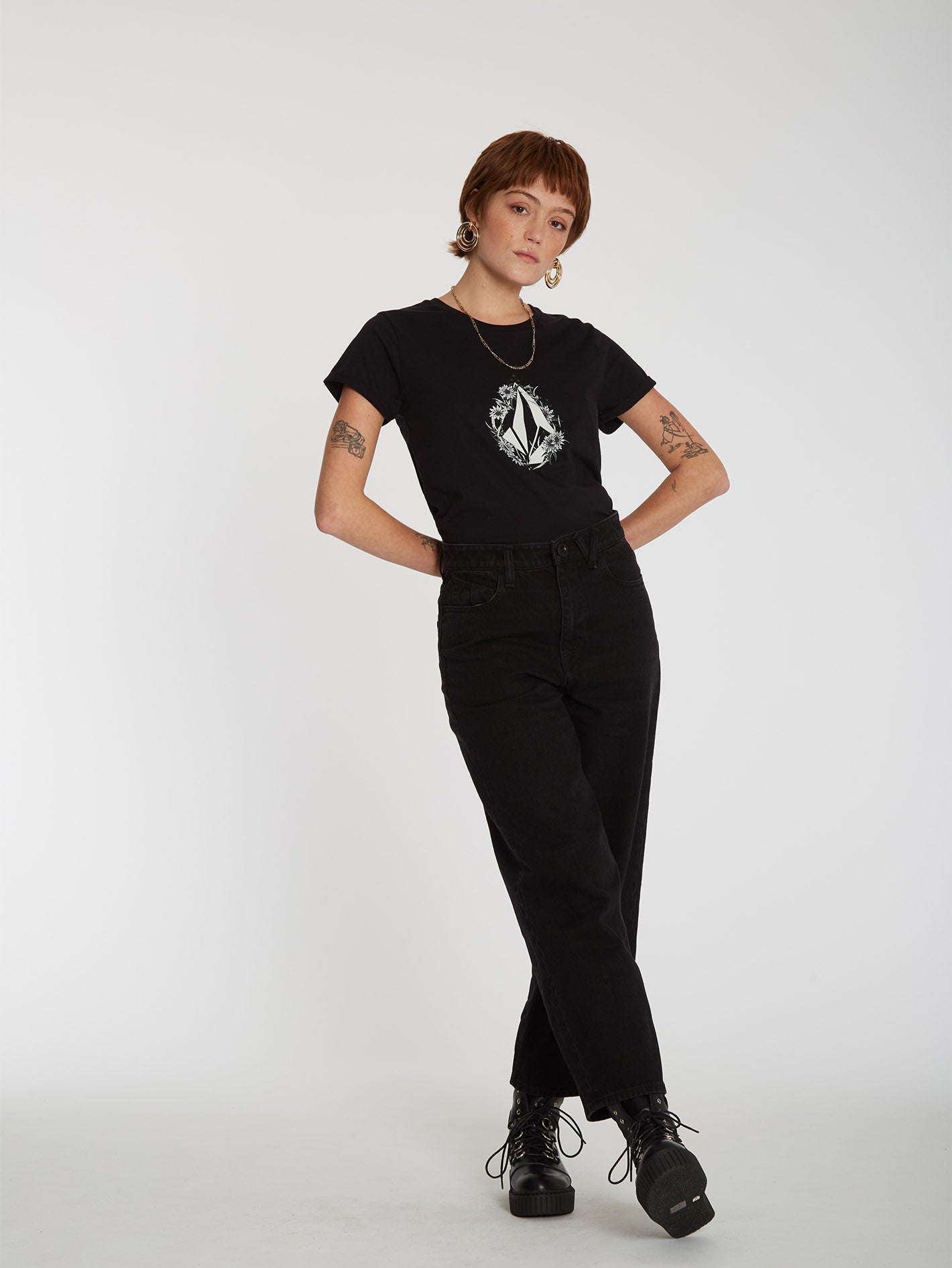 Radical Daze T-shirt - BLACK
