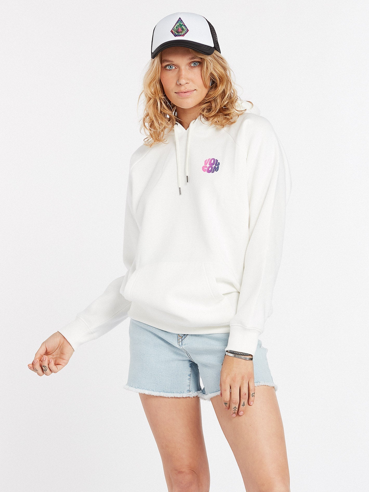 Star Shields Hoodie - STAR WHITE