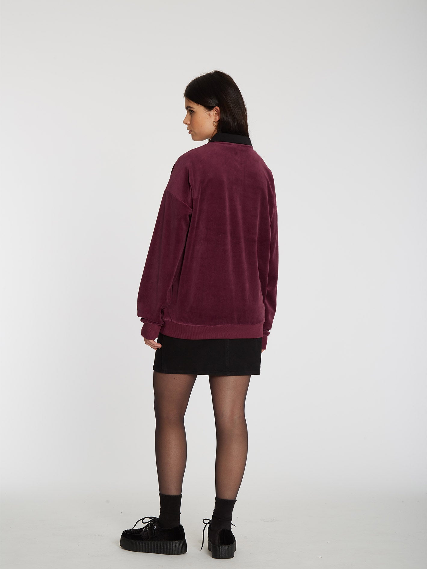 Velroots Polo - BURGUNDY