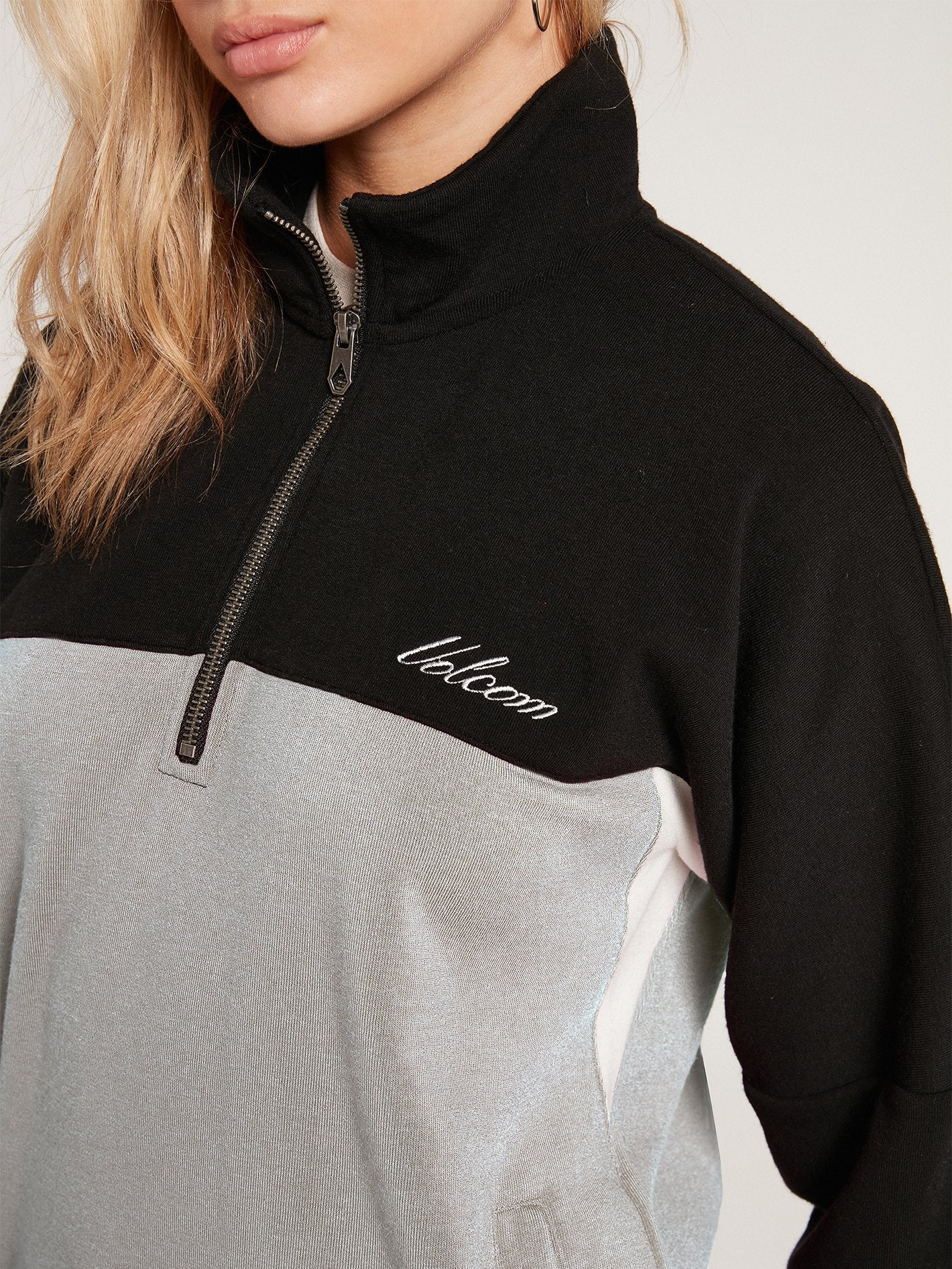 Staxx Attax Zip Pullover - HEATHER GREY