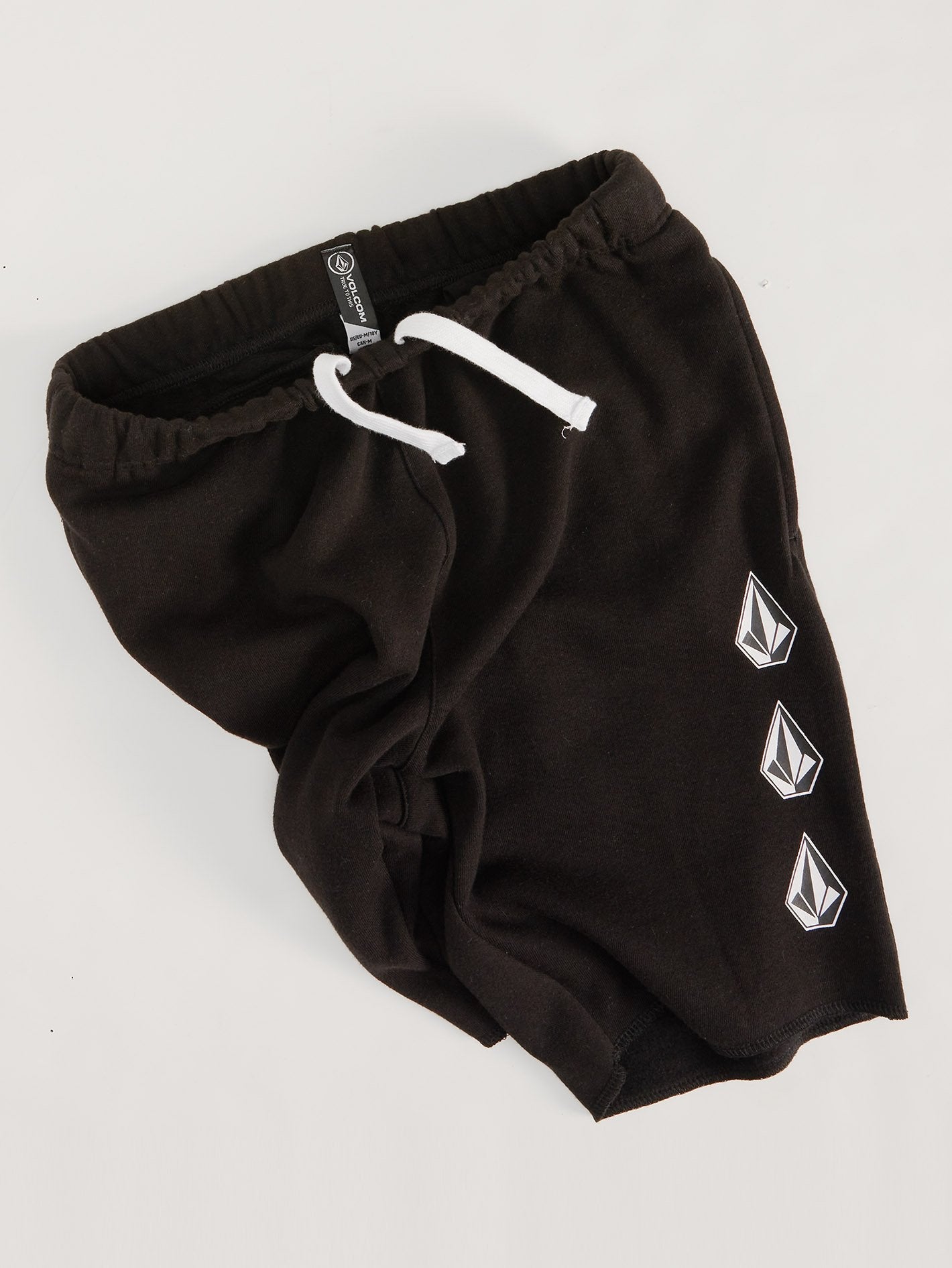 Iconic Stone Fleece Short - BLACK - (BOYS)