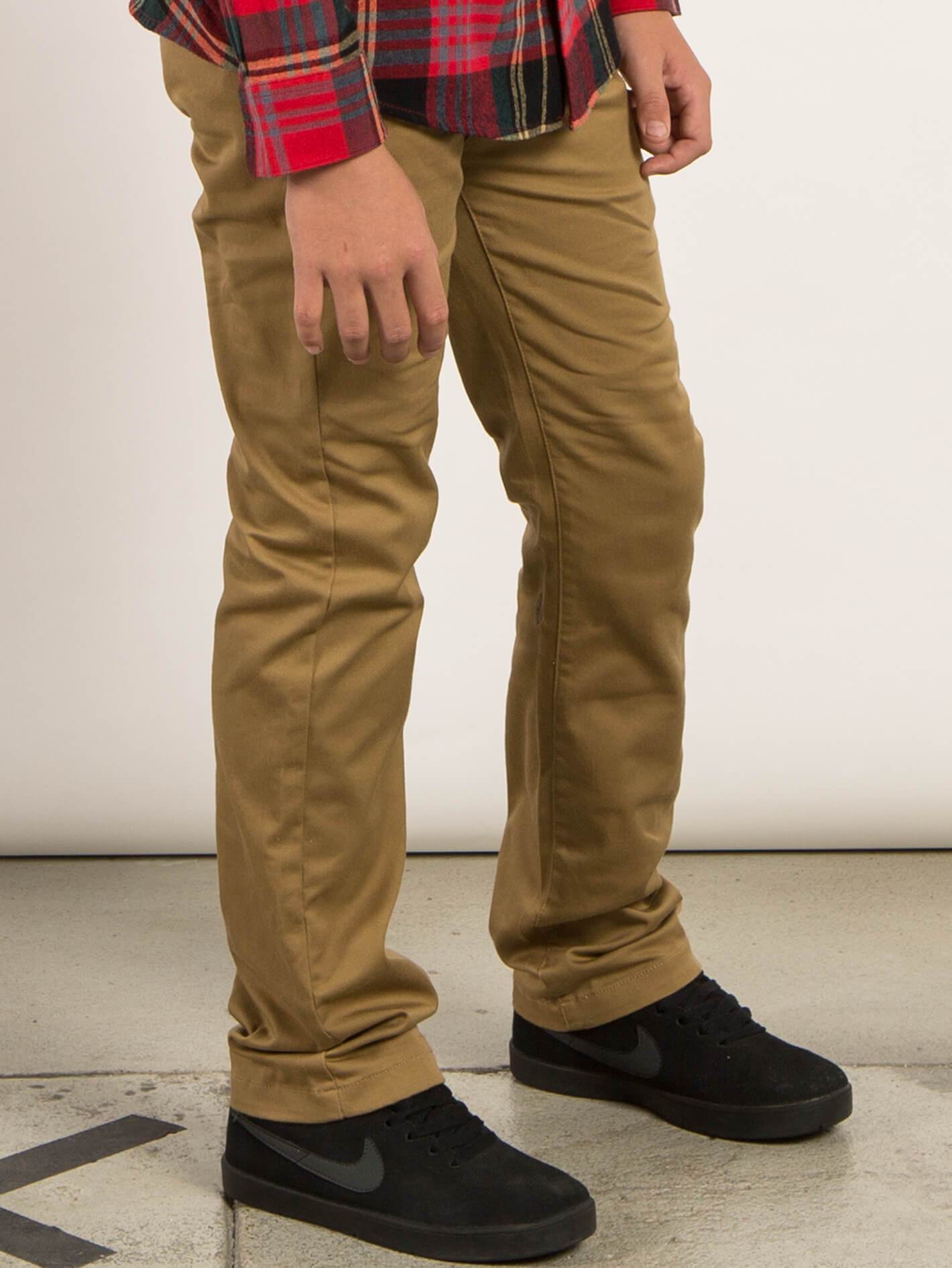 Big Boys Frickin Modern Stretch Pants - Dark Khaki (Kids)
