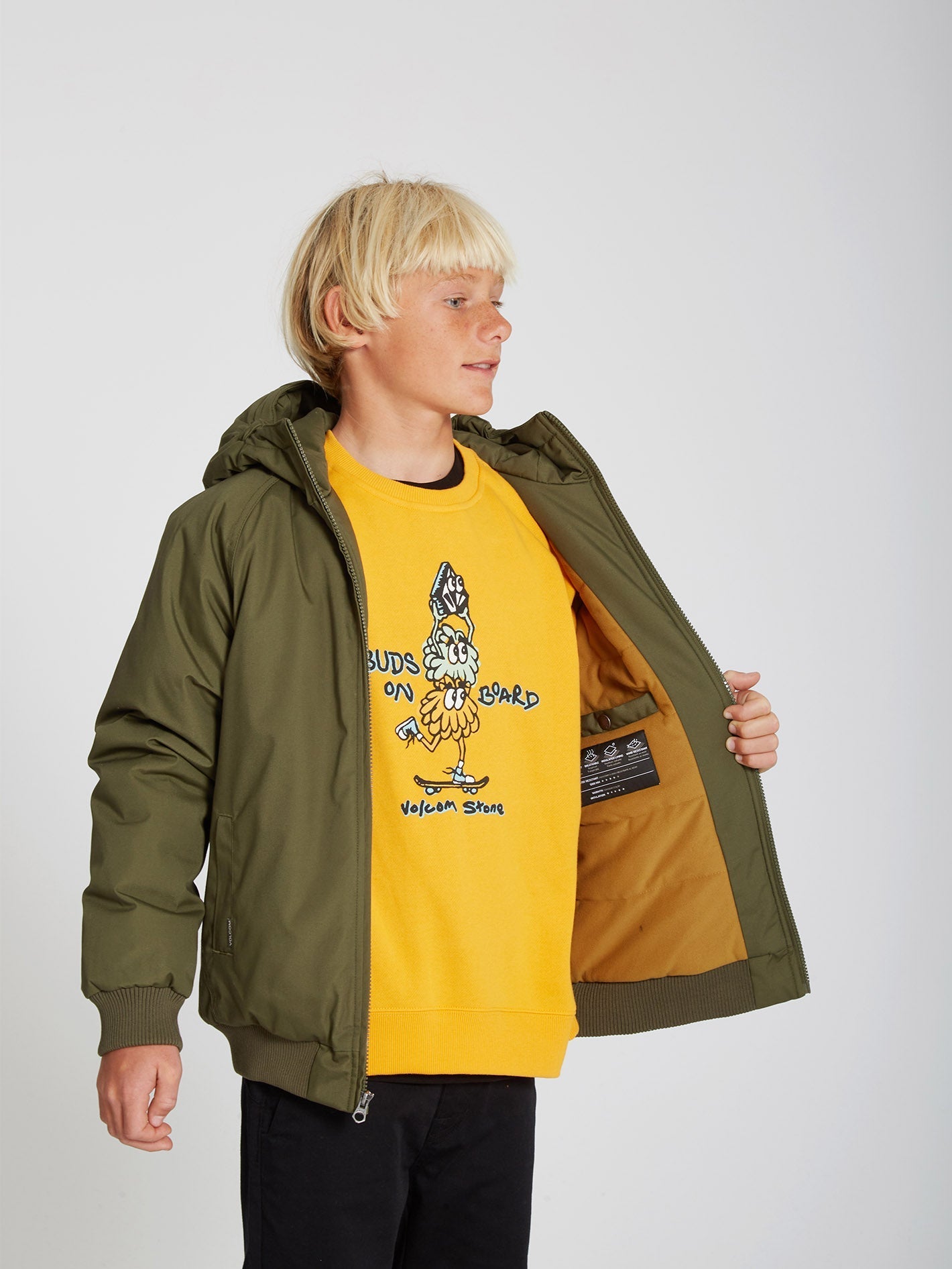 Hernan 5K Jacket - MILITARY - (KIDS)