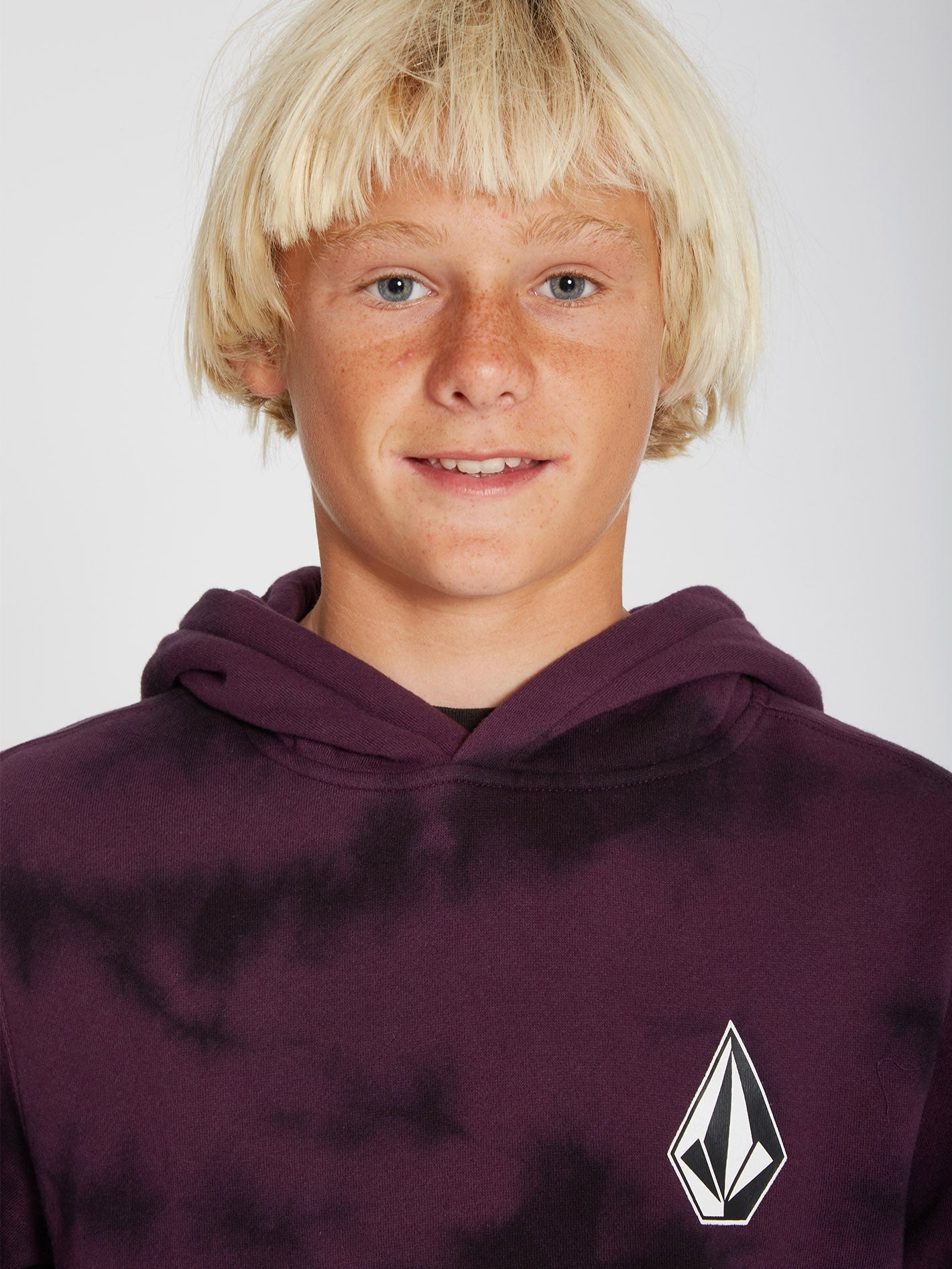 Iconic Stone Plus Hoodie - MULBERRY - (KIDS)