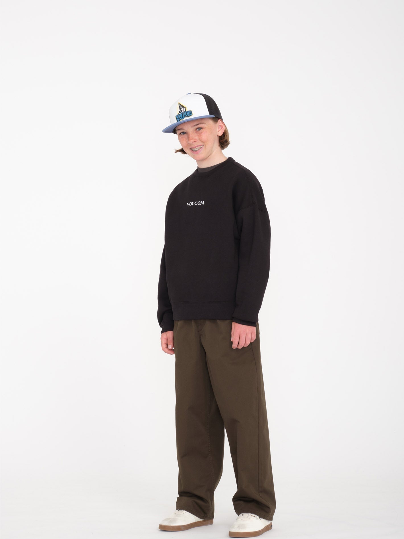 Volcom Stone Sweatshirt - BLACK - (KIDS)