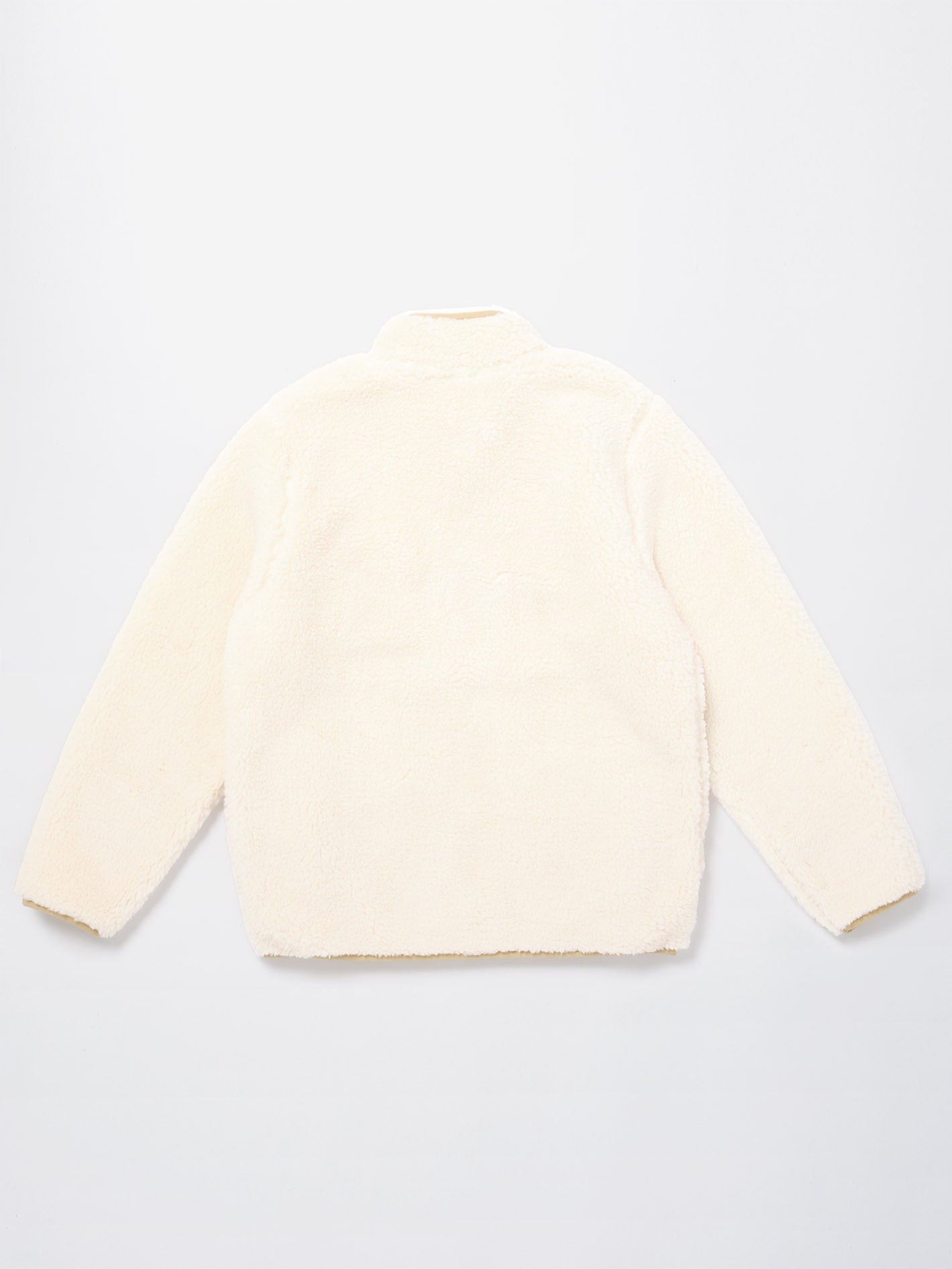 Muzzer Fuzzar Zip Sherpa Sweatshirt - DIRTY WHITE - (KIDS)