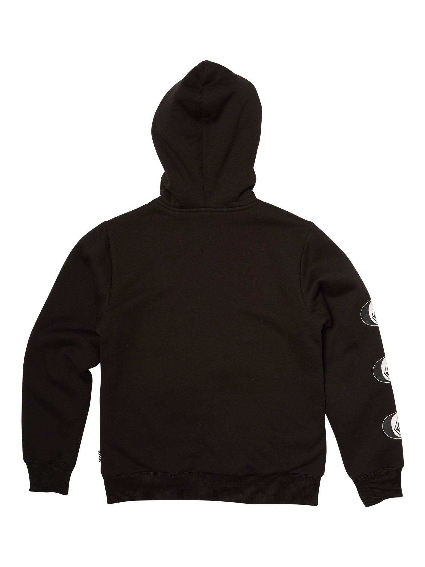 Stone Stack Lined Zip Hoodie - BLACK (Kids)
