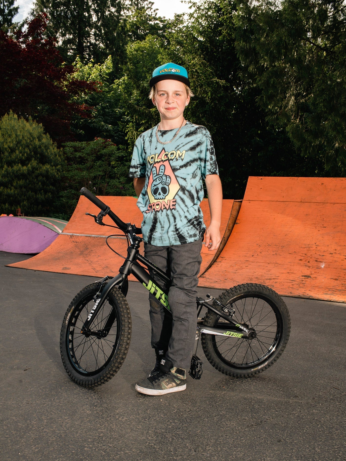 Caiden Trucker Cap - BLUE DRIFT - (KIDS)
