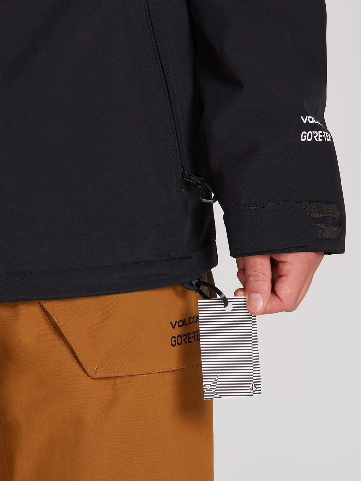 Mens L Insulated Gore-Tex Jacket - Black
