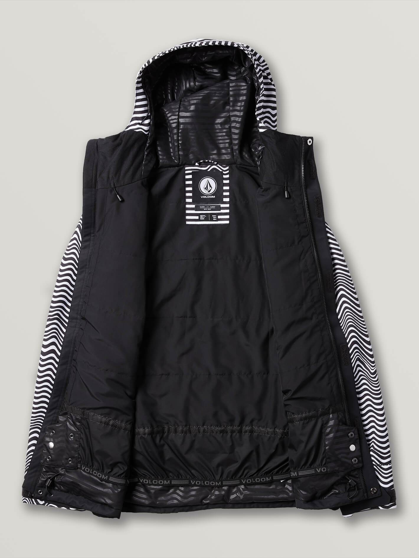 Mens 17Forty Insulated Jacket - Black Stripe