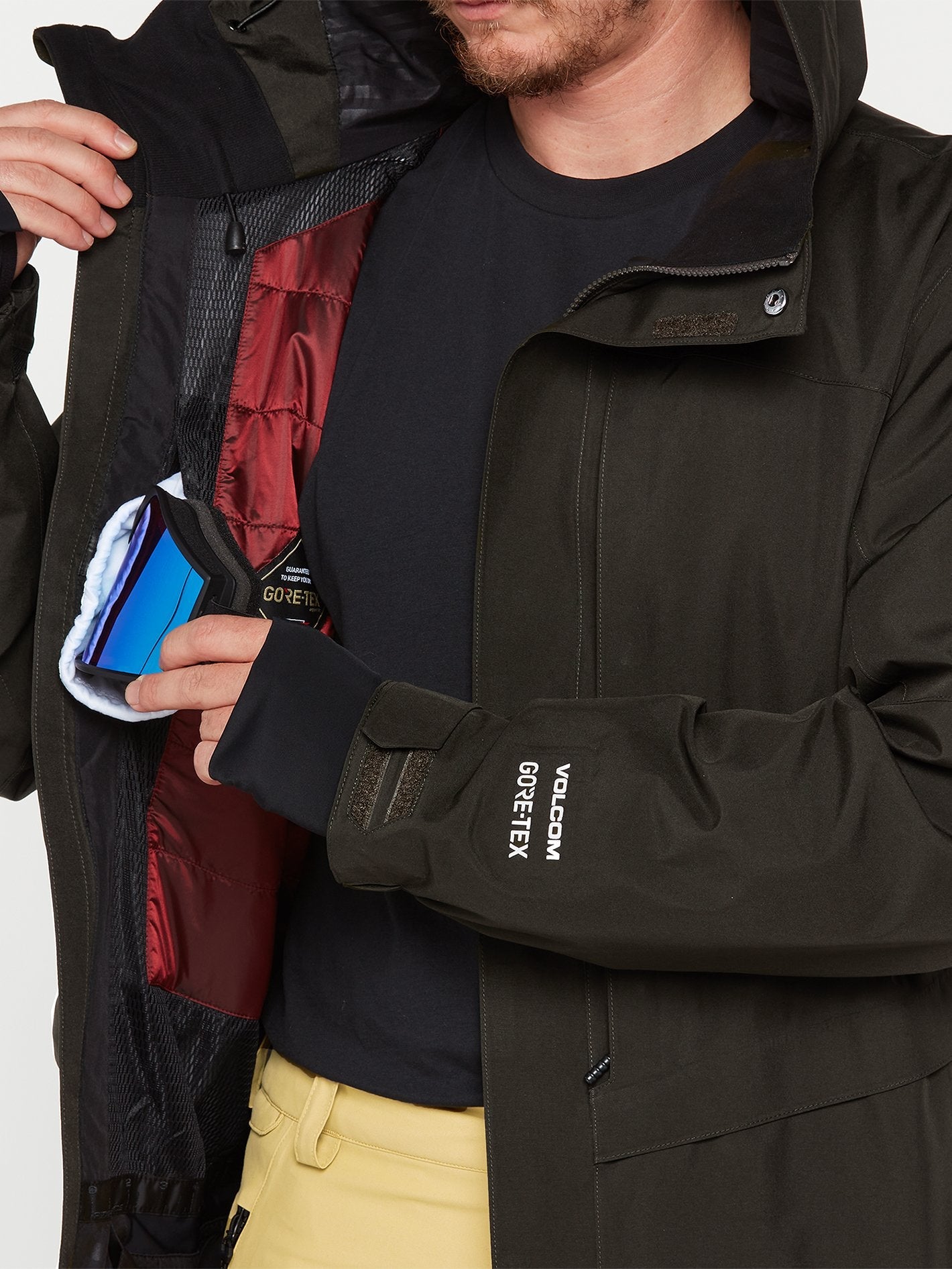 Tds 2L Gore-Tex Jacket - BLACK GREEN