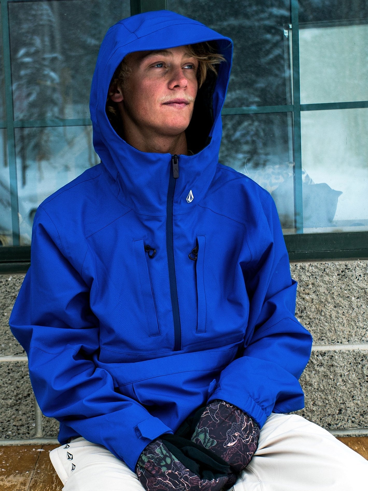 Brighton Pullover Jacket - BRIGHT BLUE