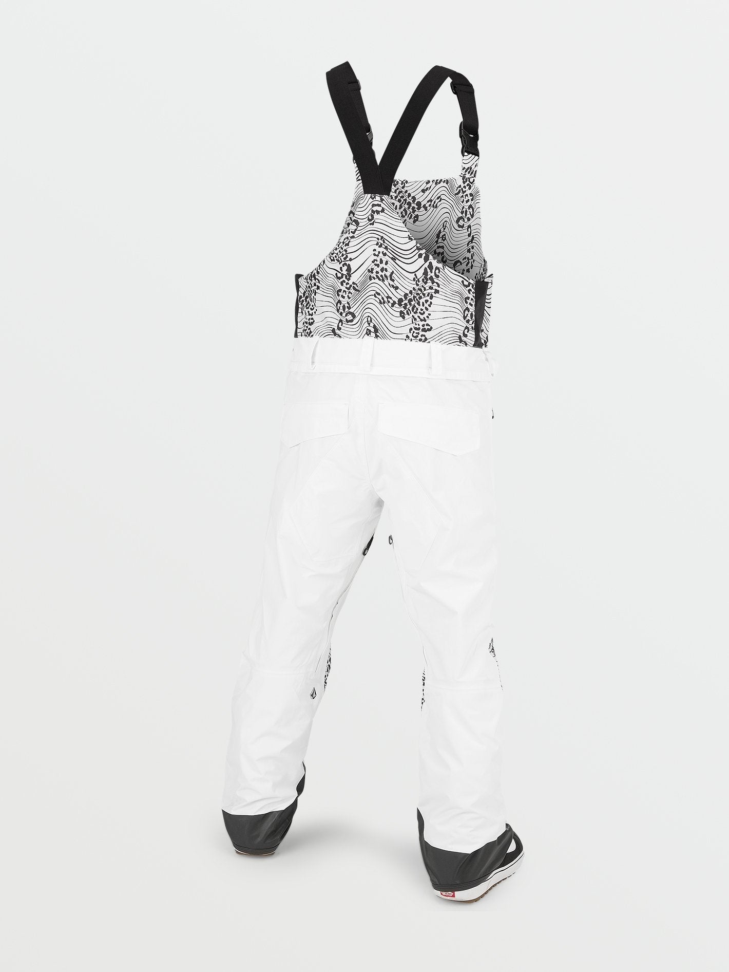Rain Gore-Tex Bib Overall - WHITE PRINT