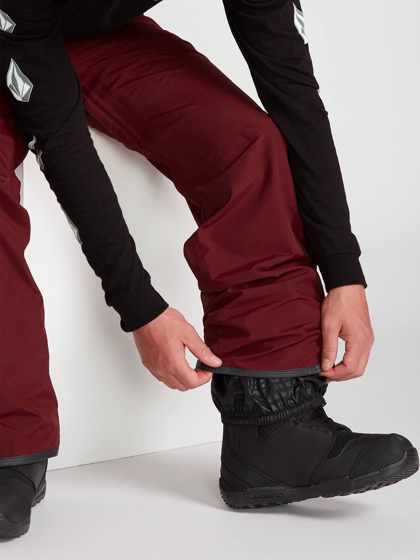 Mens L Gore-Tex Pants - Black Print