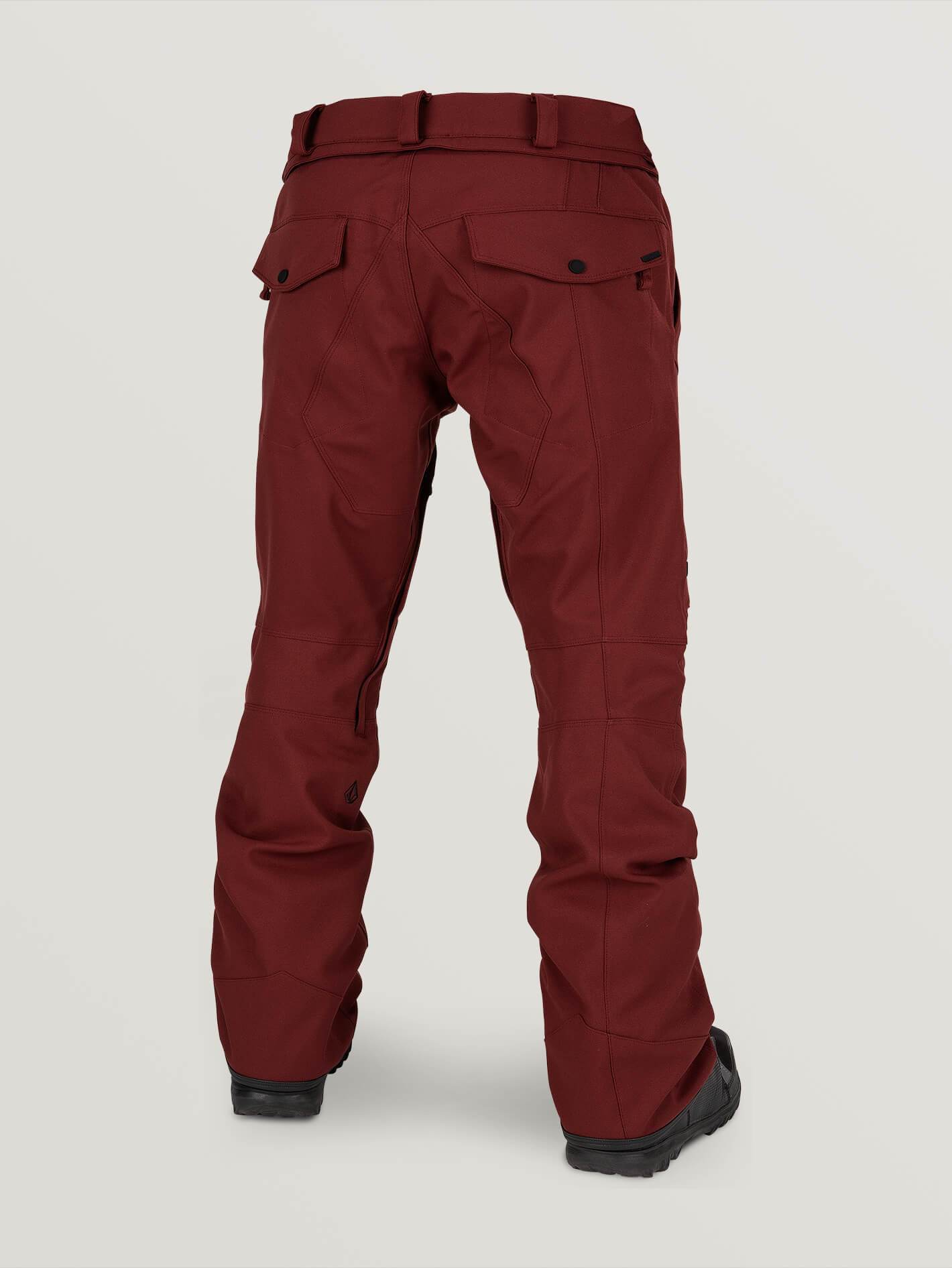 Mens Articulated Pants - Burnt Red
