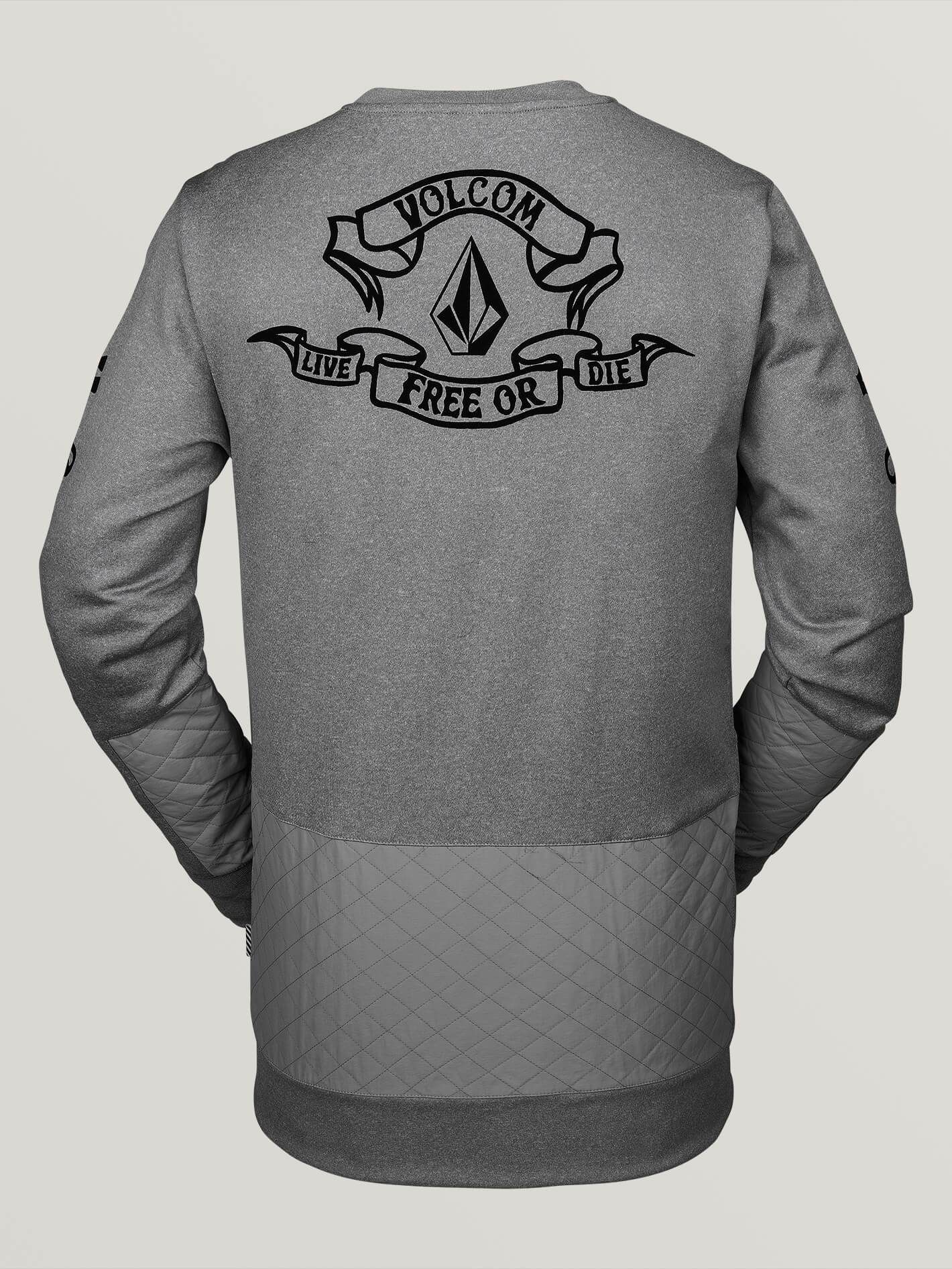 Mens Pat Moore Fleece - Heather Grey