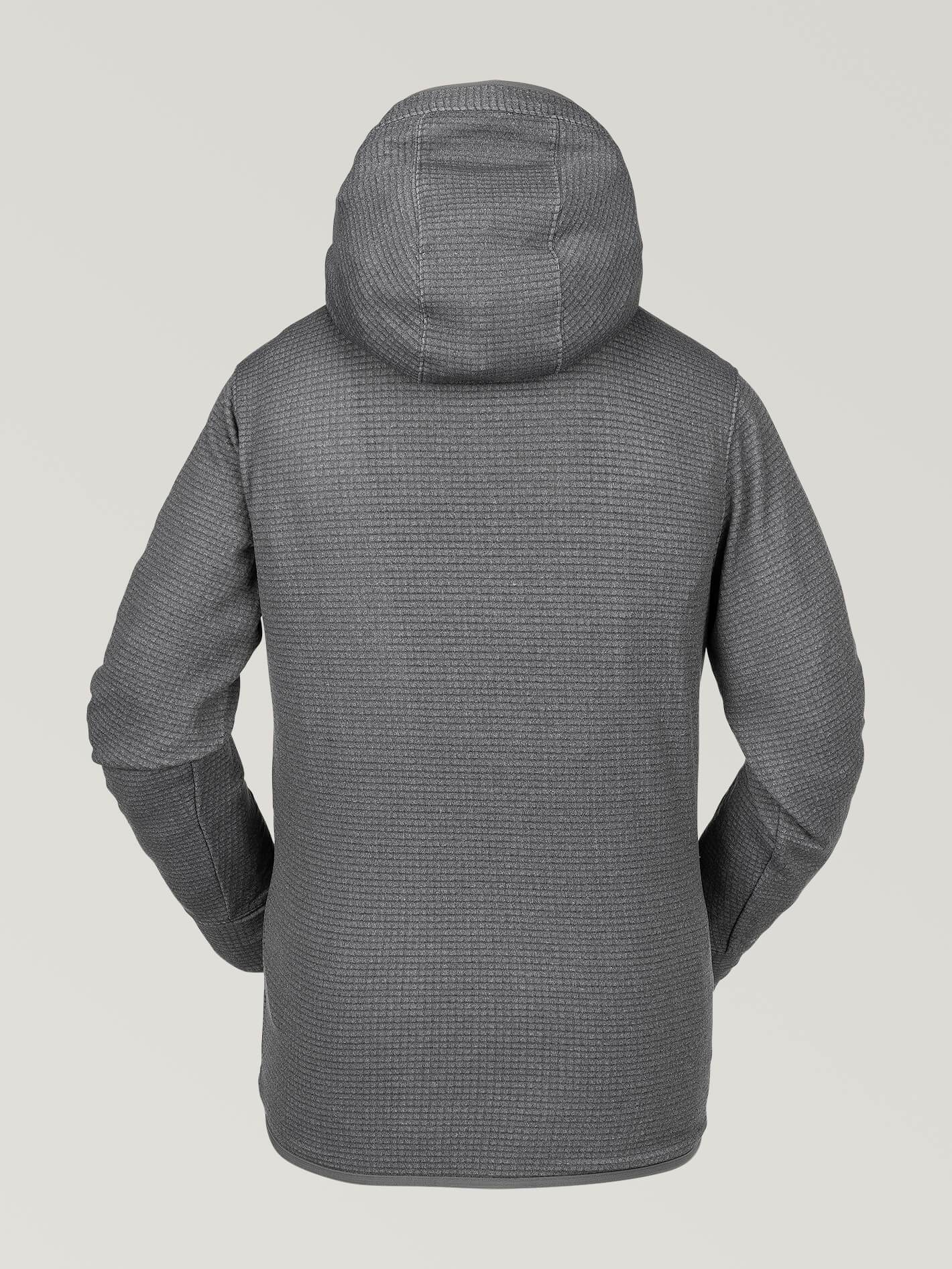 Mens Polartec® Tech Hoody - Heather Grey