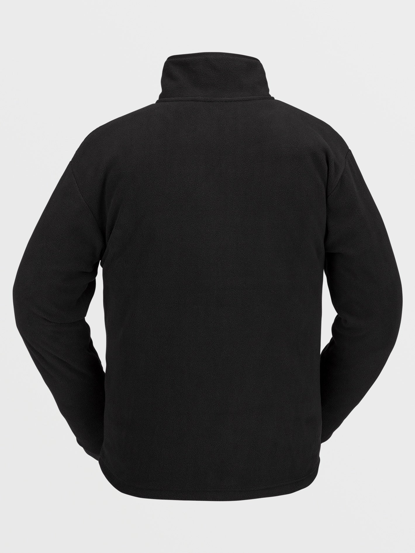 Polar Mock 1/2 Zip Sweatshirt - BLACK