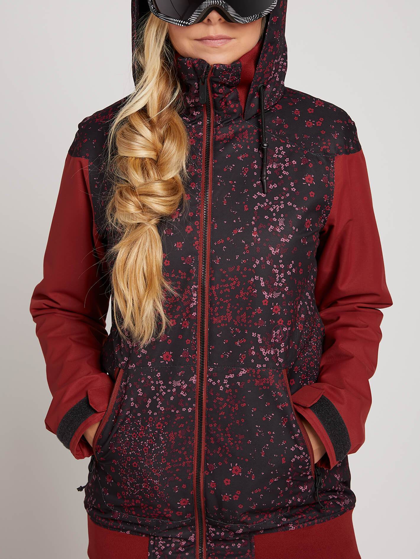 Meadow Insulated Jacket - Black Floral Print