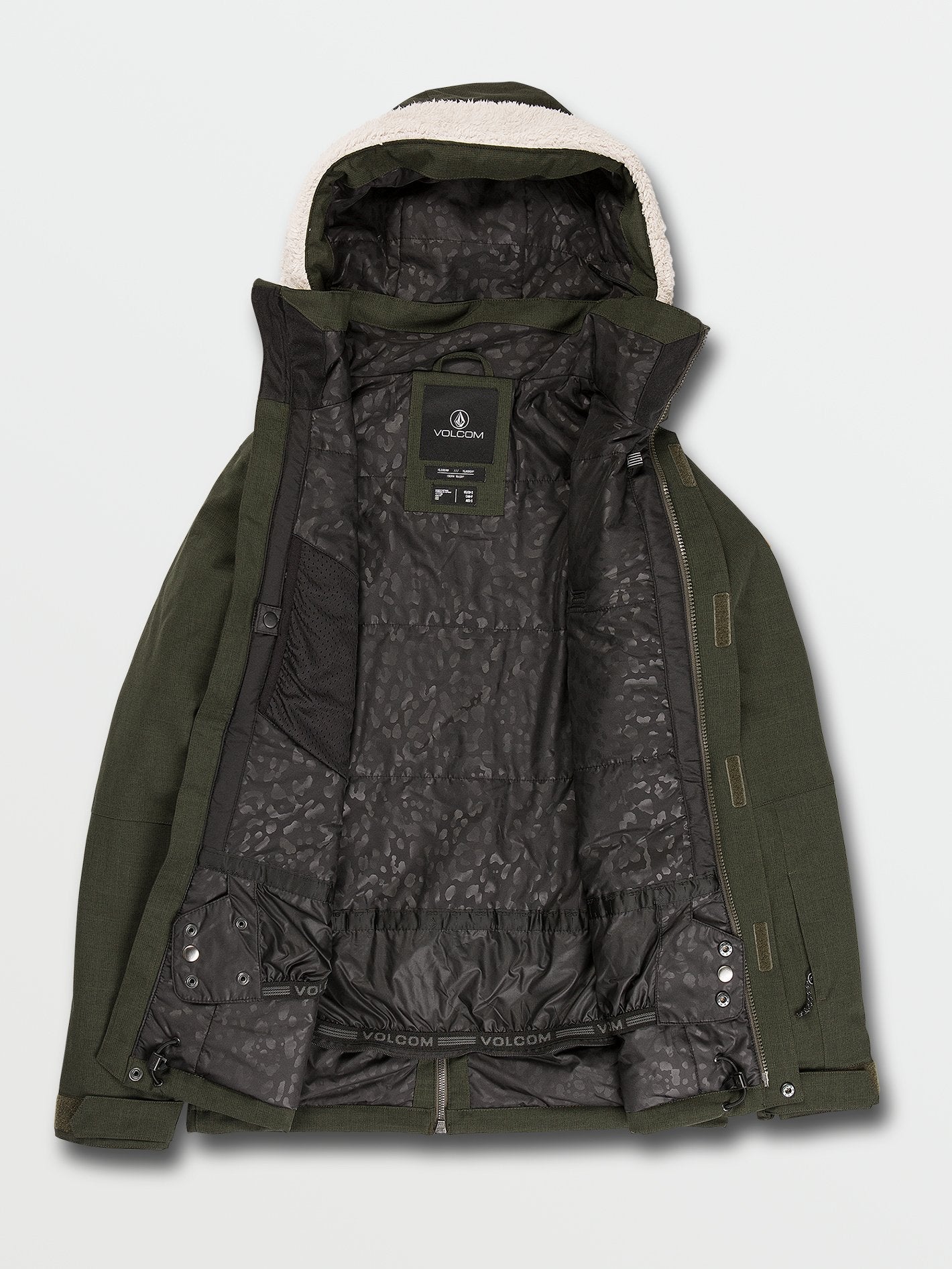 Shrine Insulated Jacket - BLACK GREEN