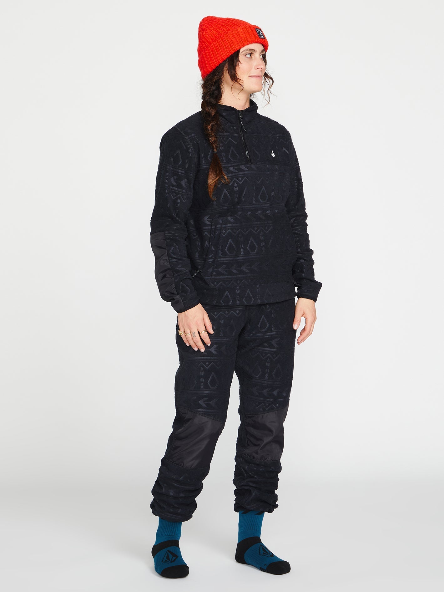 Polar Fleece Trousers - Black