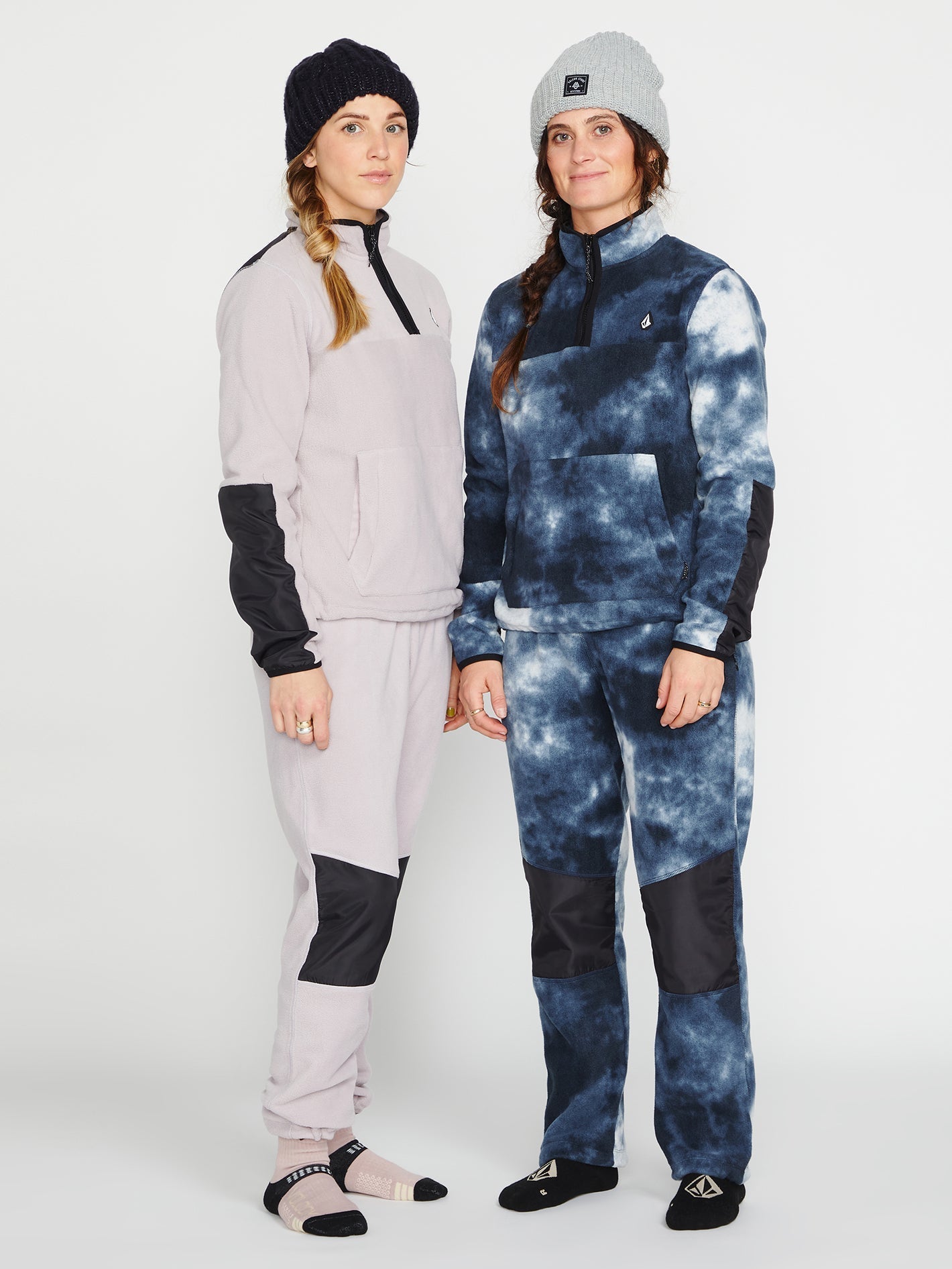Polar Fleece Trousers - Storm Tie-Dye
