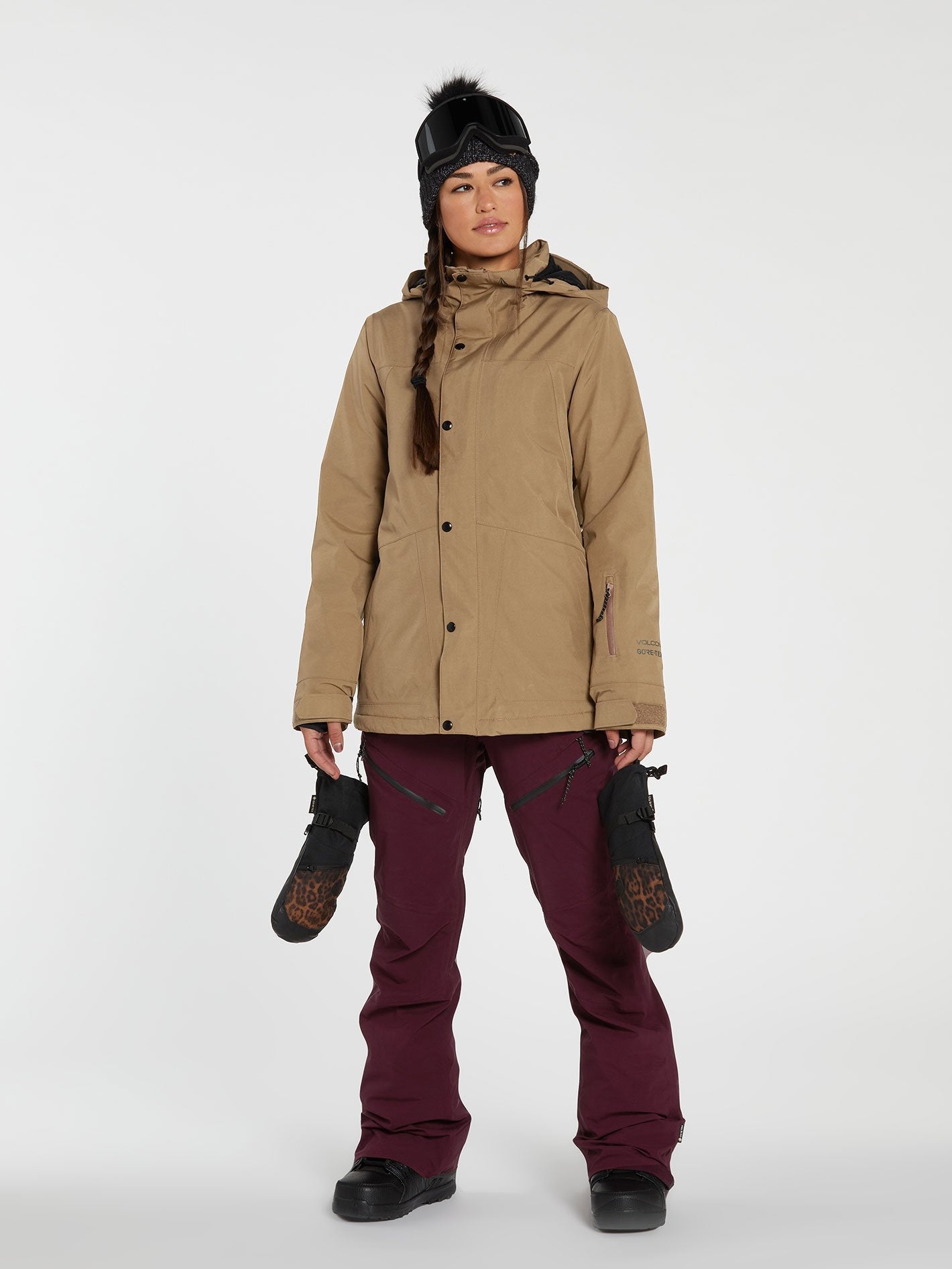 Elm Stretch Gore-Tex Bib Overall - MERLOT
