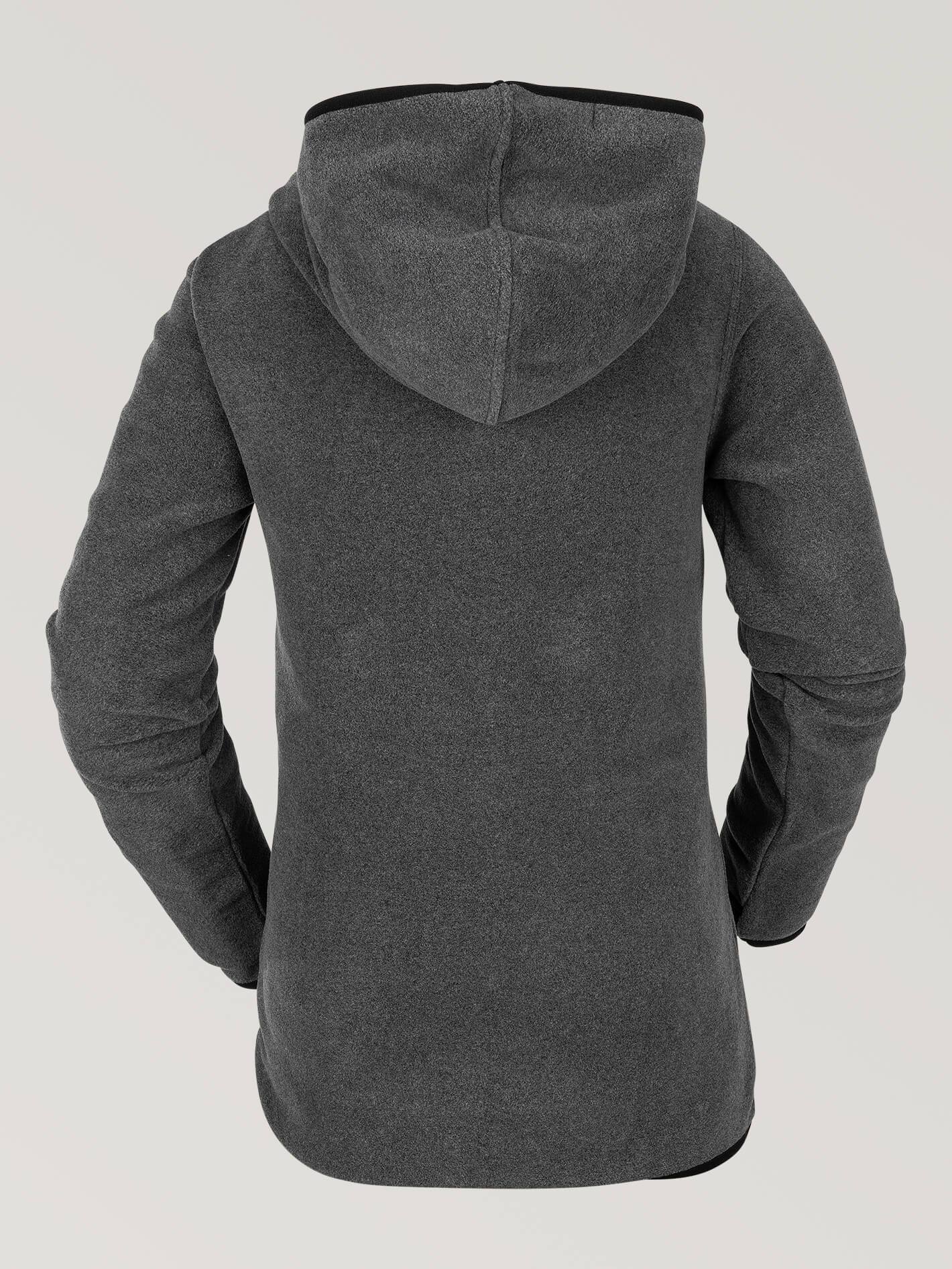 Womens Polartec® Mid Hoody - Heather Grey