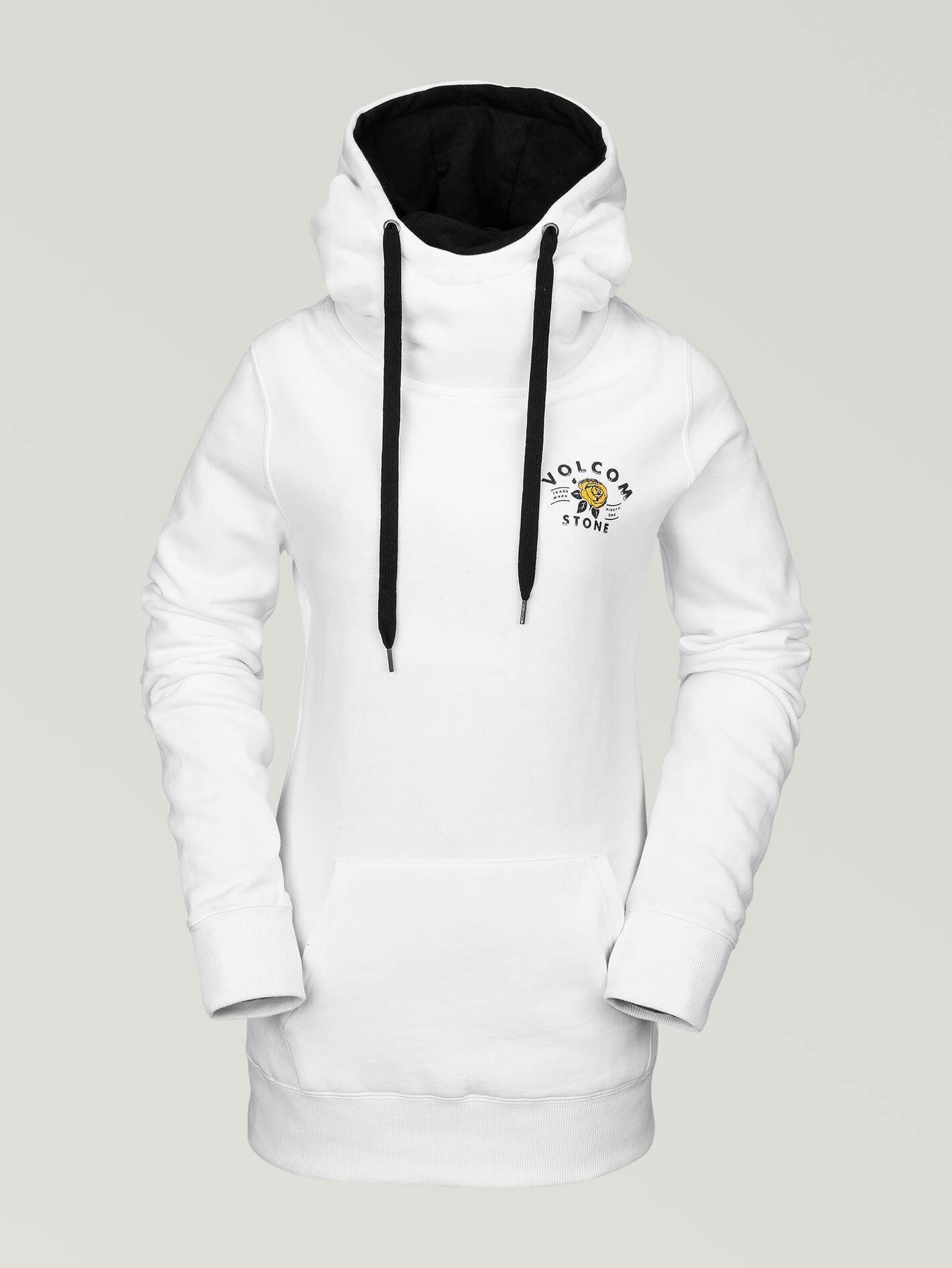 Womens Costus Pullover Fleece - White