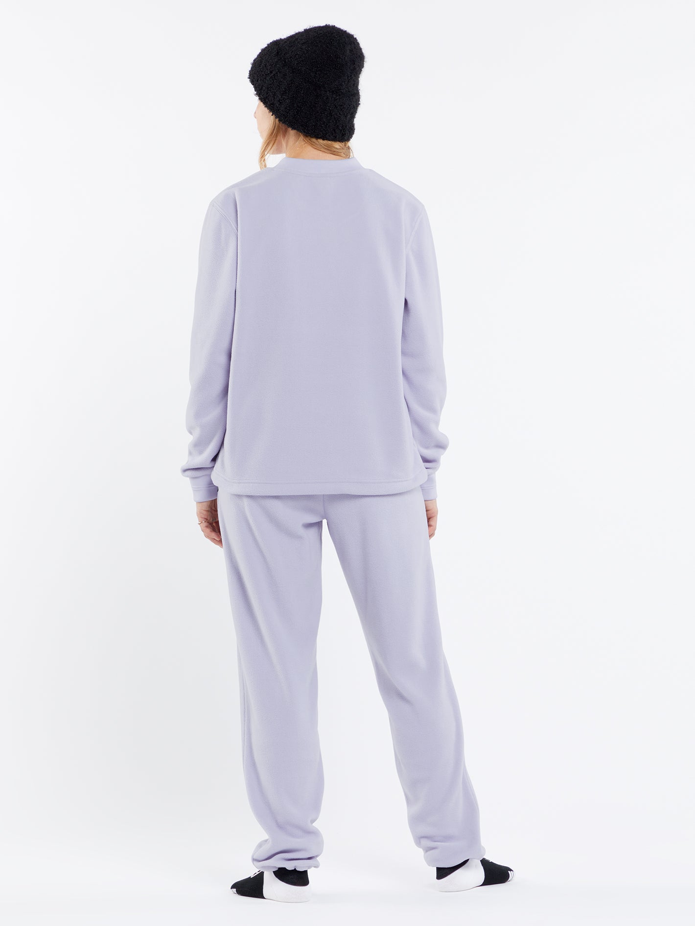 Polar Fleece Sweatshirt - LILAC ASH