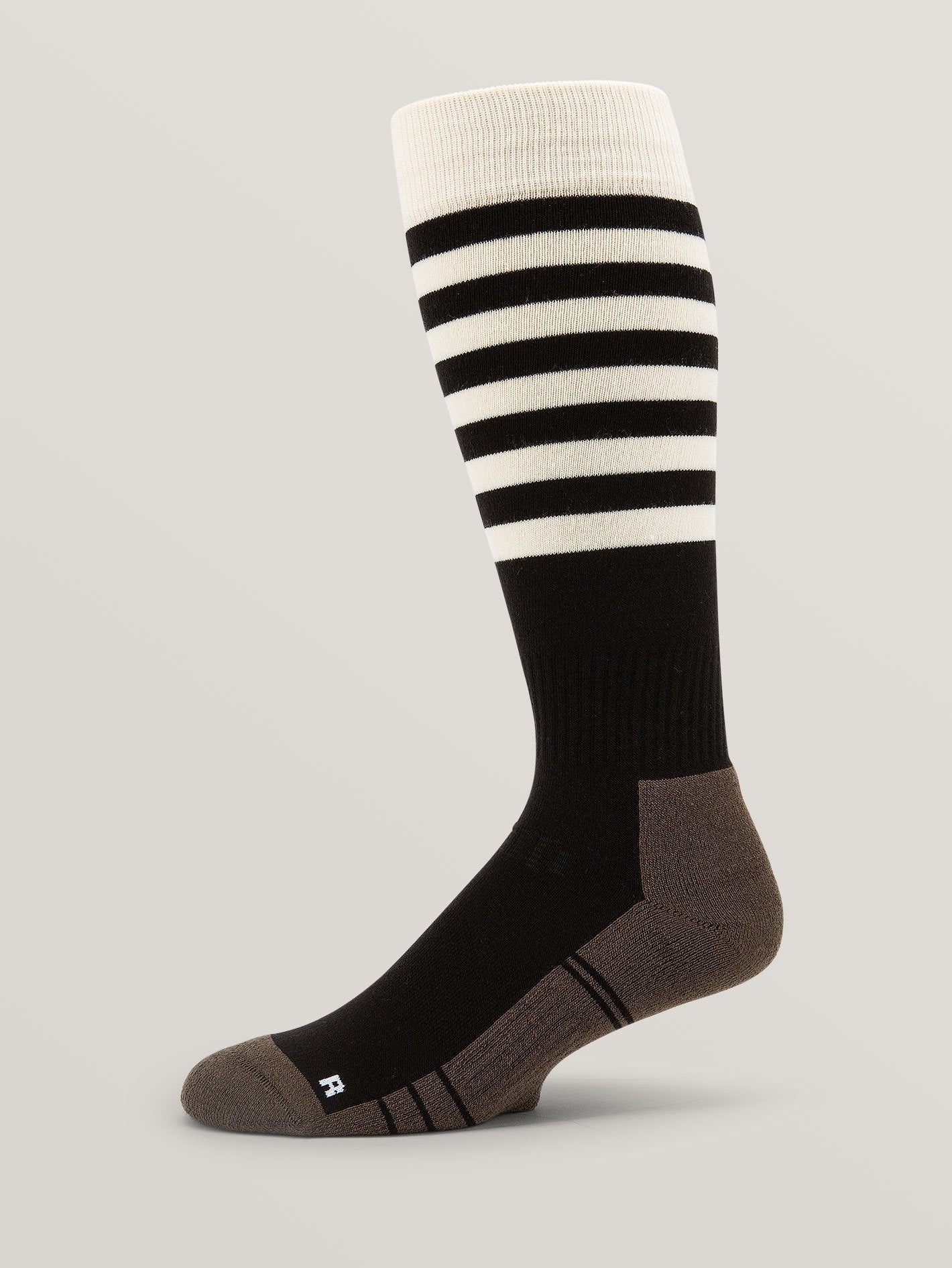 Mens Lodge Sock - Black Stripe