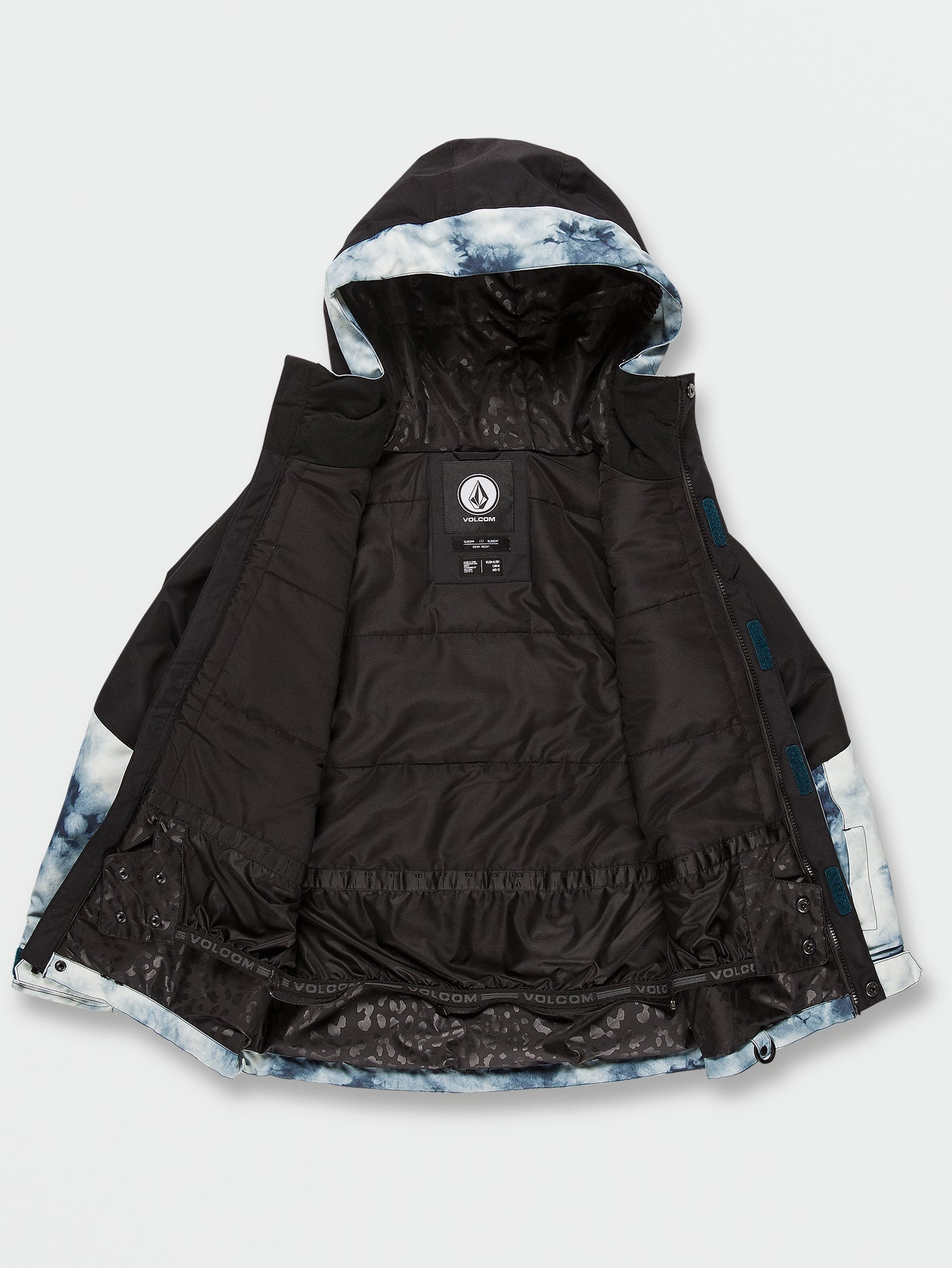 Sass'N'Frass Insulated Jacket - Storm Tie-Dye