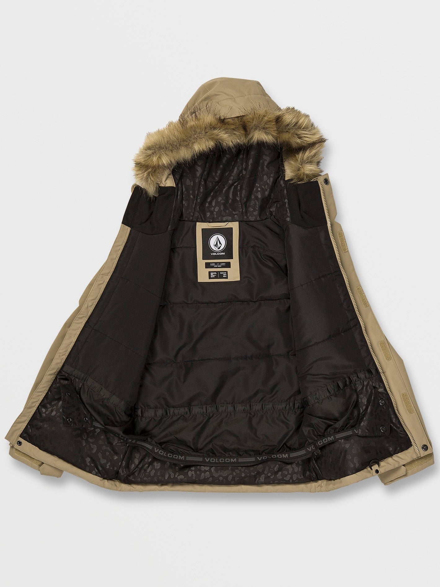 So Minty Insulated Jacket - DARK KHAKI - (KIDS)