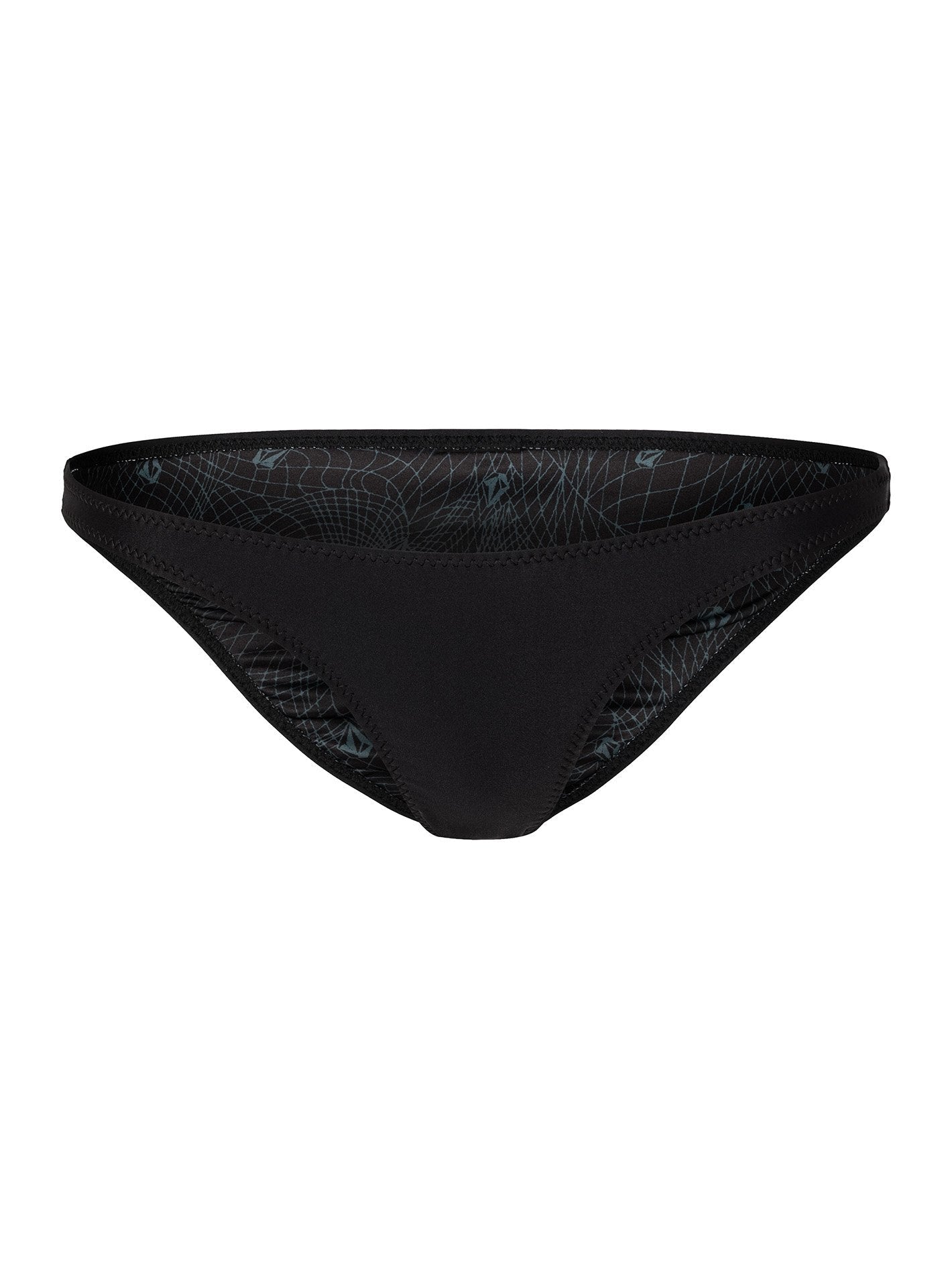 Simply Solid Skimpy Bikini Bottom - Black