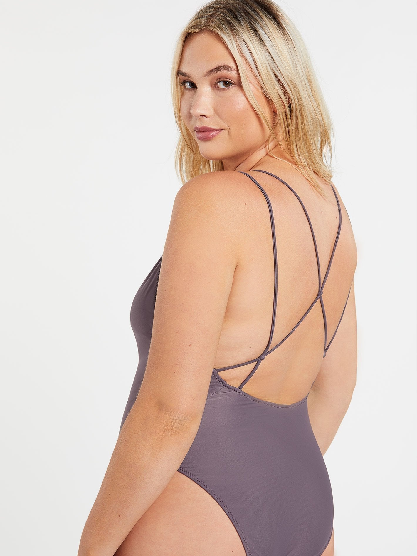 Simply Solid 1-Piece - Steel Purple