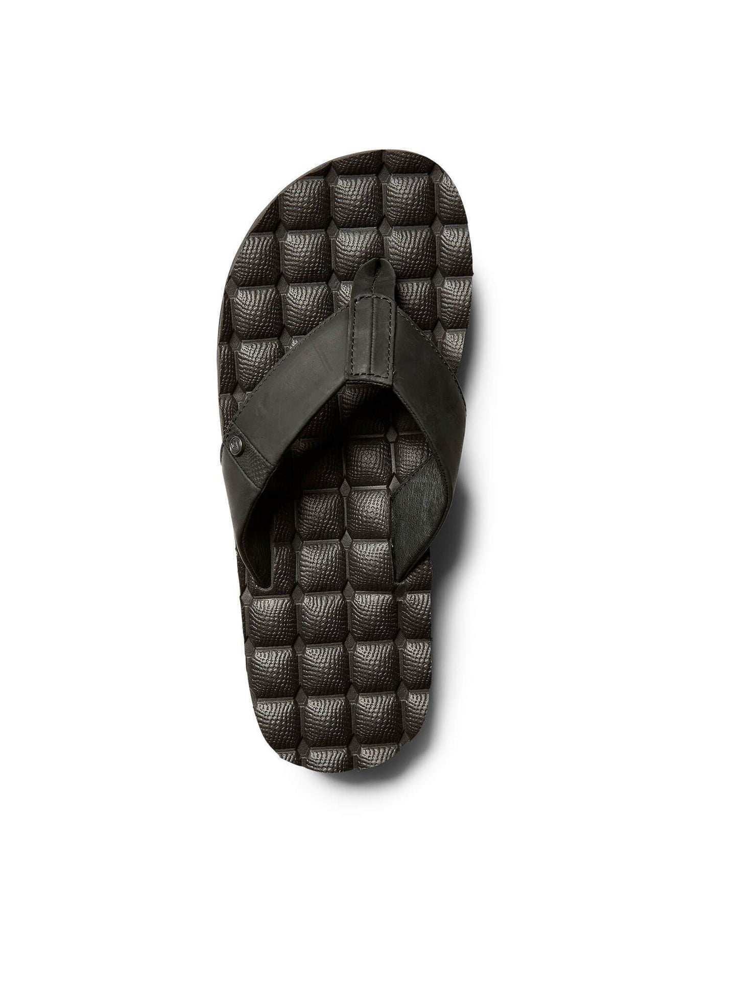 Recliner Leather Sandals - New Black