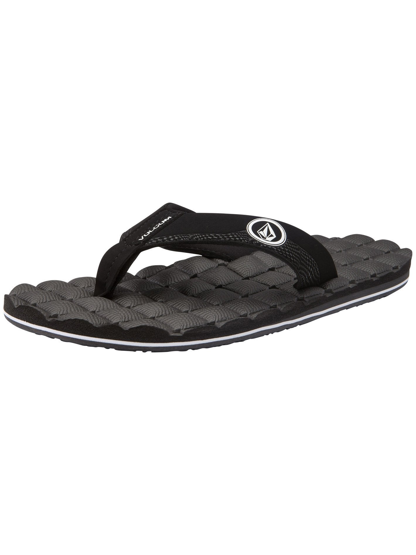 Recliner Sandals - BLACK WHITE