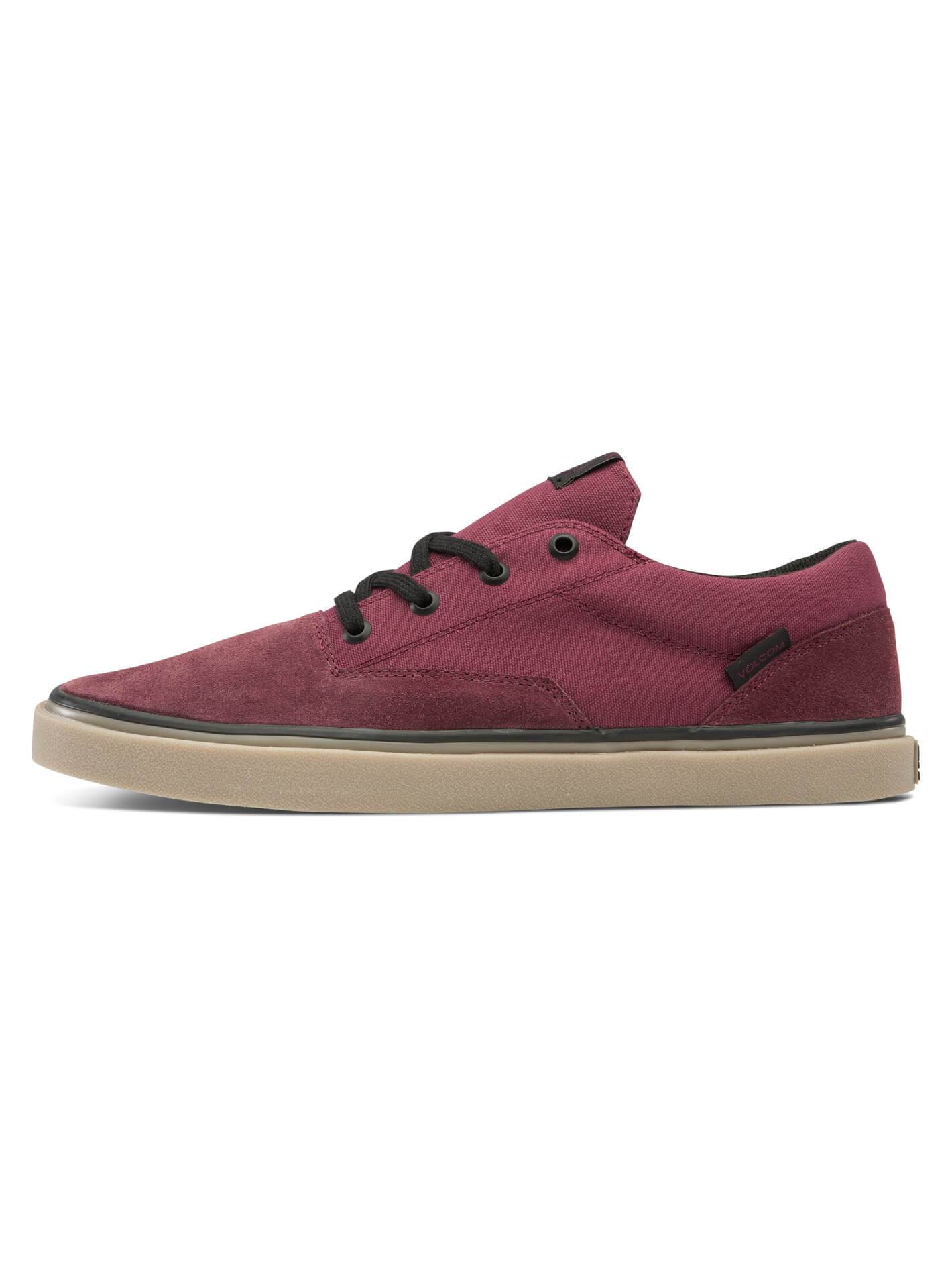 Draw Lo Suede Shoes - Burgundy
