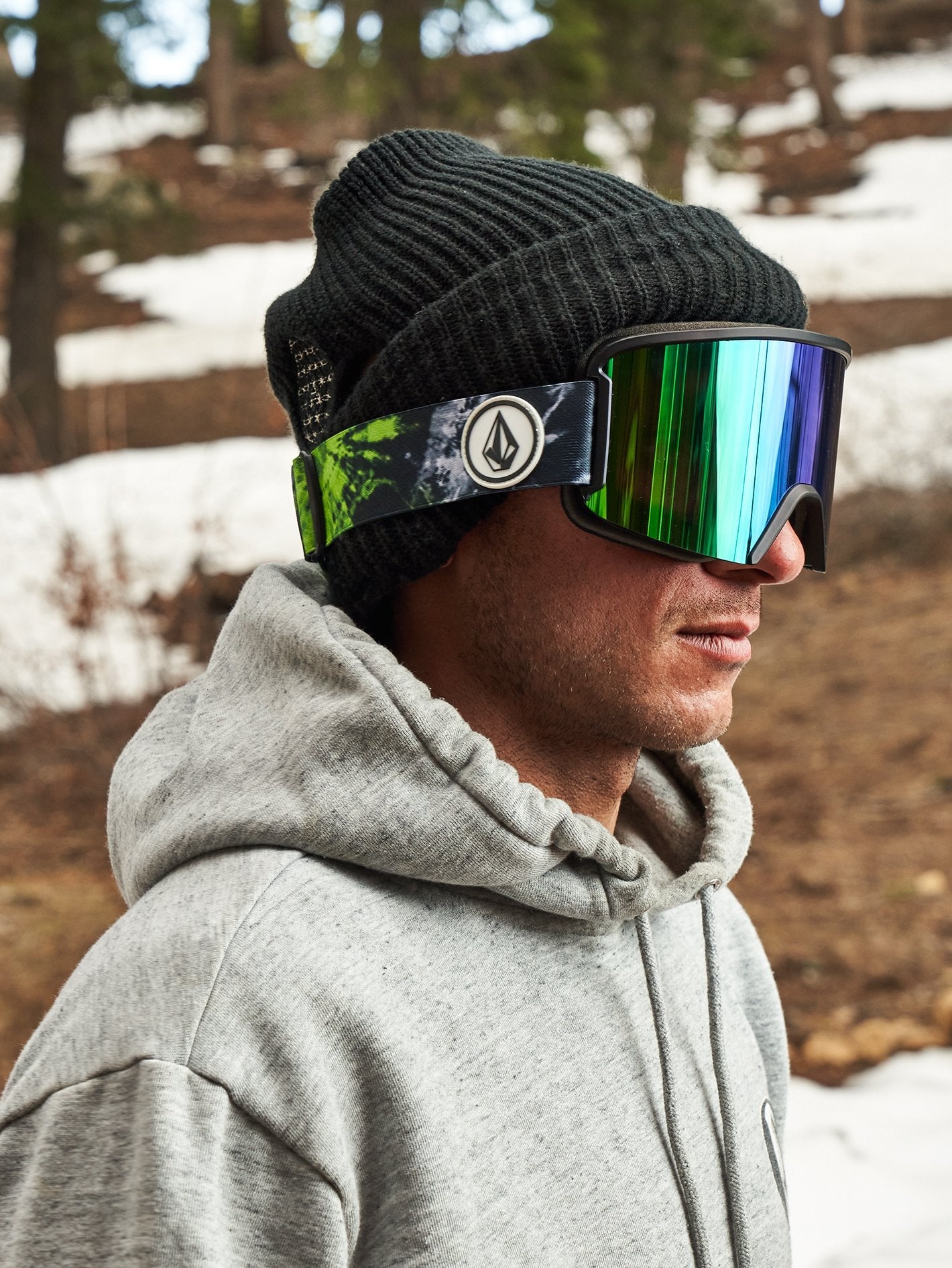 Garden Goggle - Storm/Purple Chrome