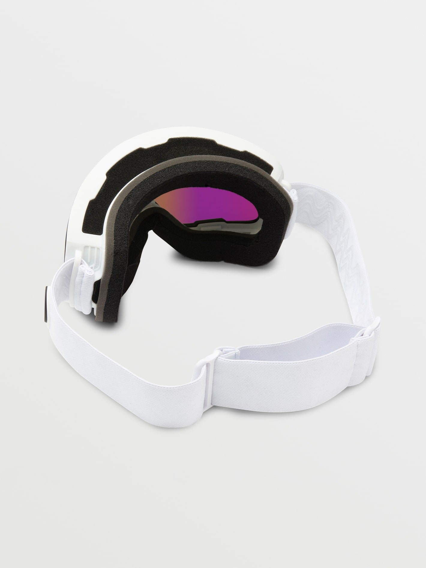 Odyssey Matte White Goggle - Pink Chrome