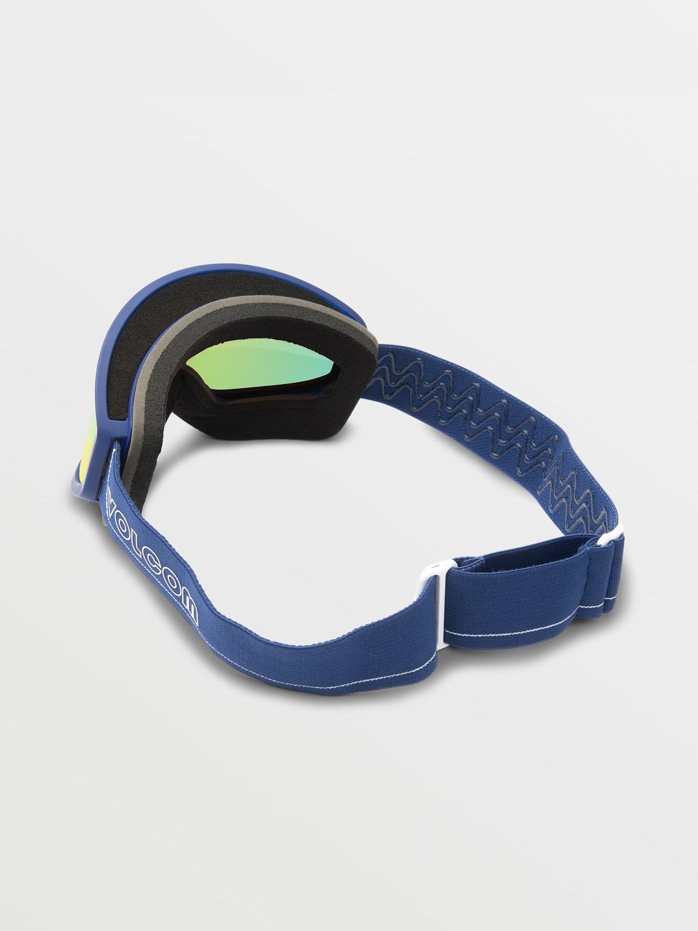 Footprints Dark Blue/White Goggle - Gold Chrome