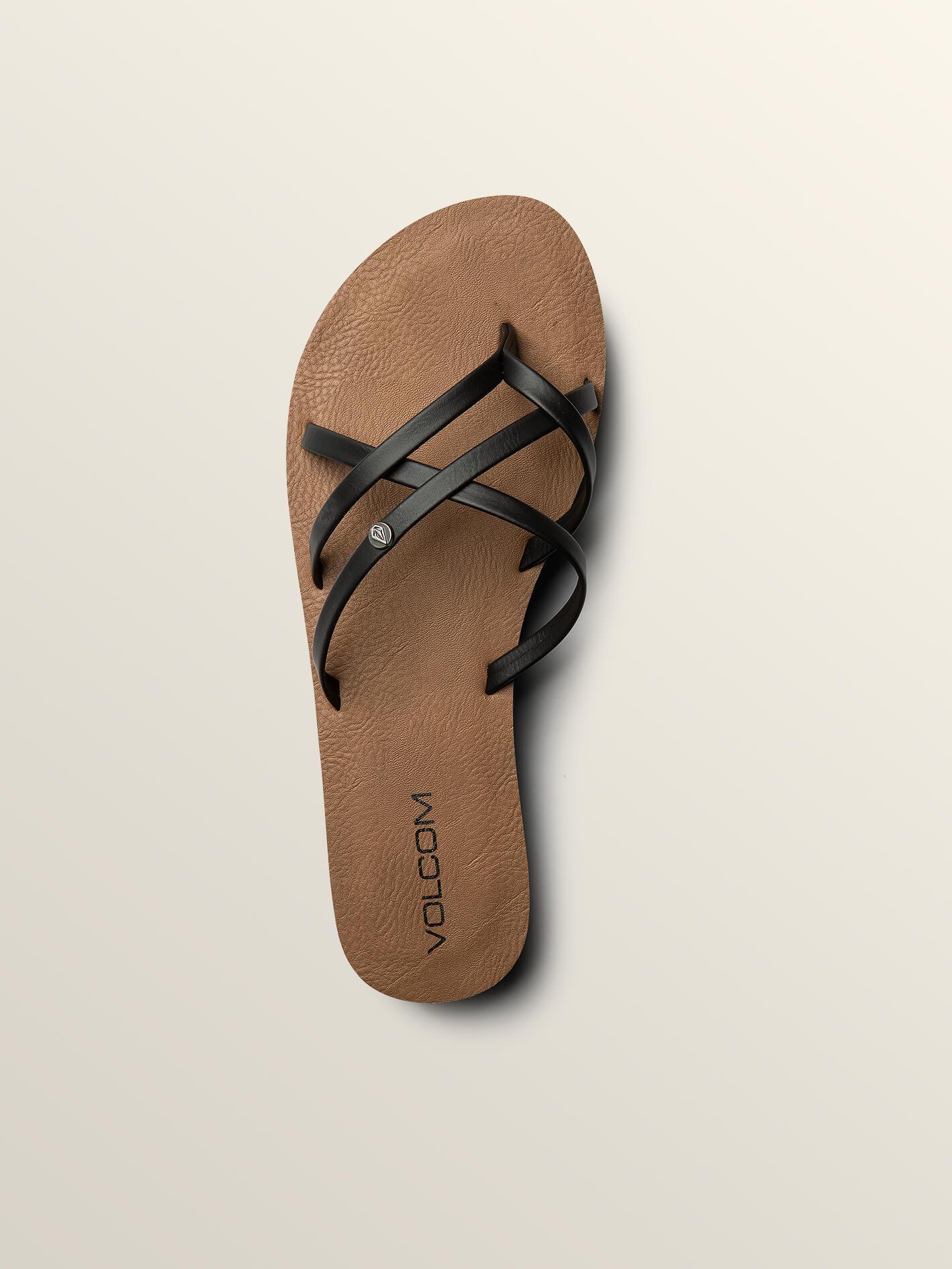 New School Sandals - Black