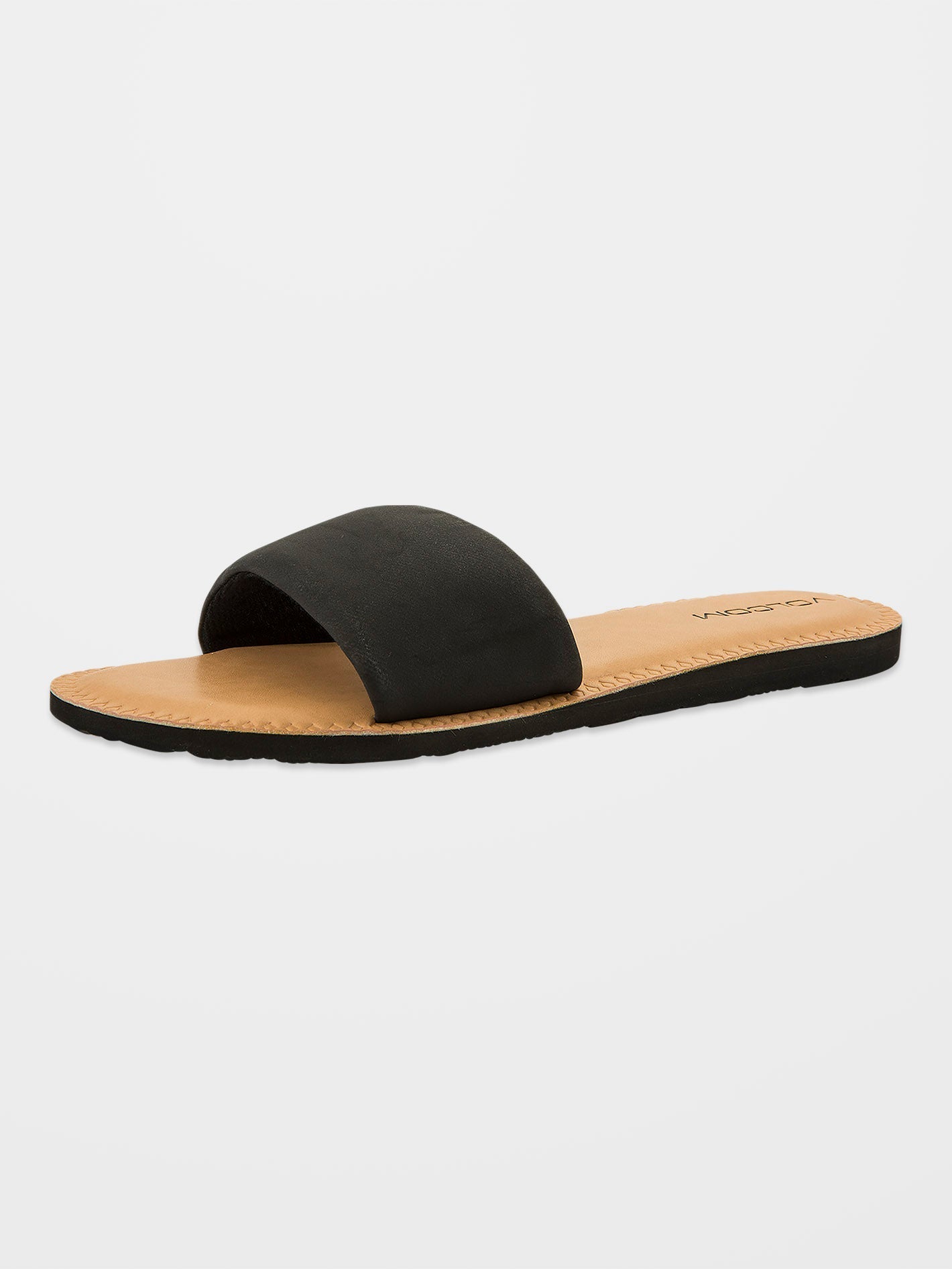 Simple Slide Sandals - BLACK