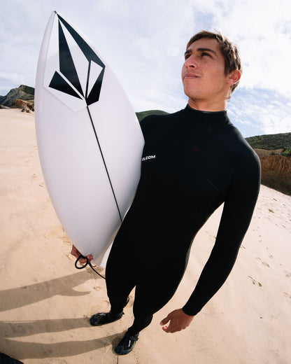 Modulator 3/2Mm Long Sleeve Back Zip Full Wetsuit - Black