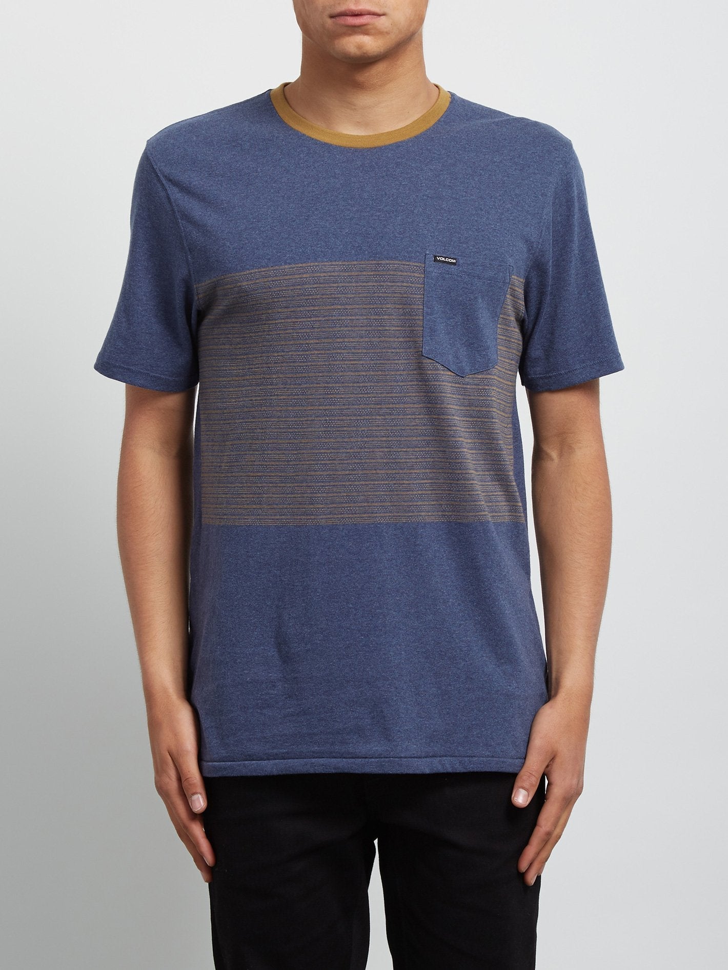Threezy Crew Short Sleeve Tee - Deep Blue