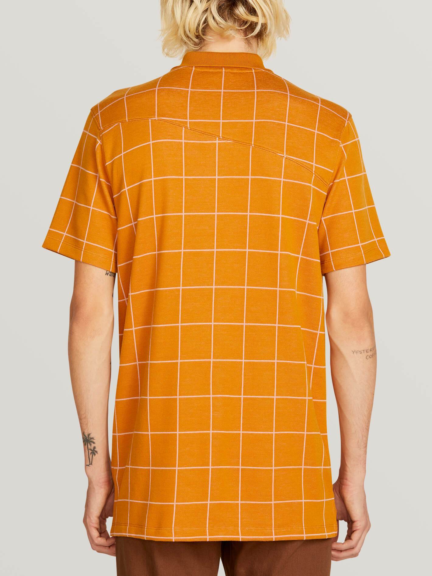 Wowzer Plaid Polo  - Camel