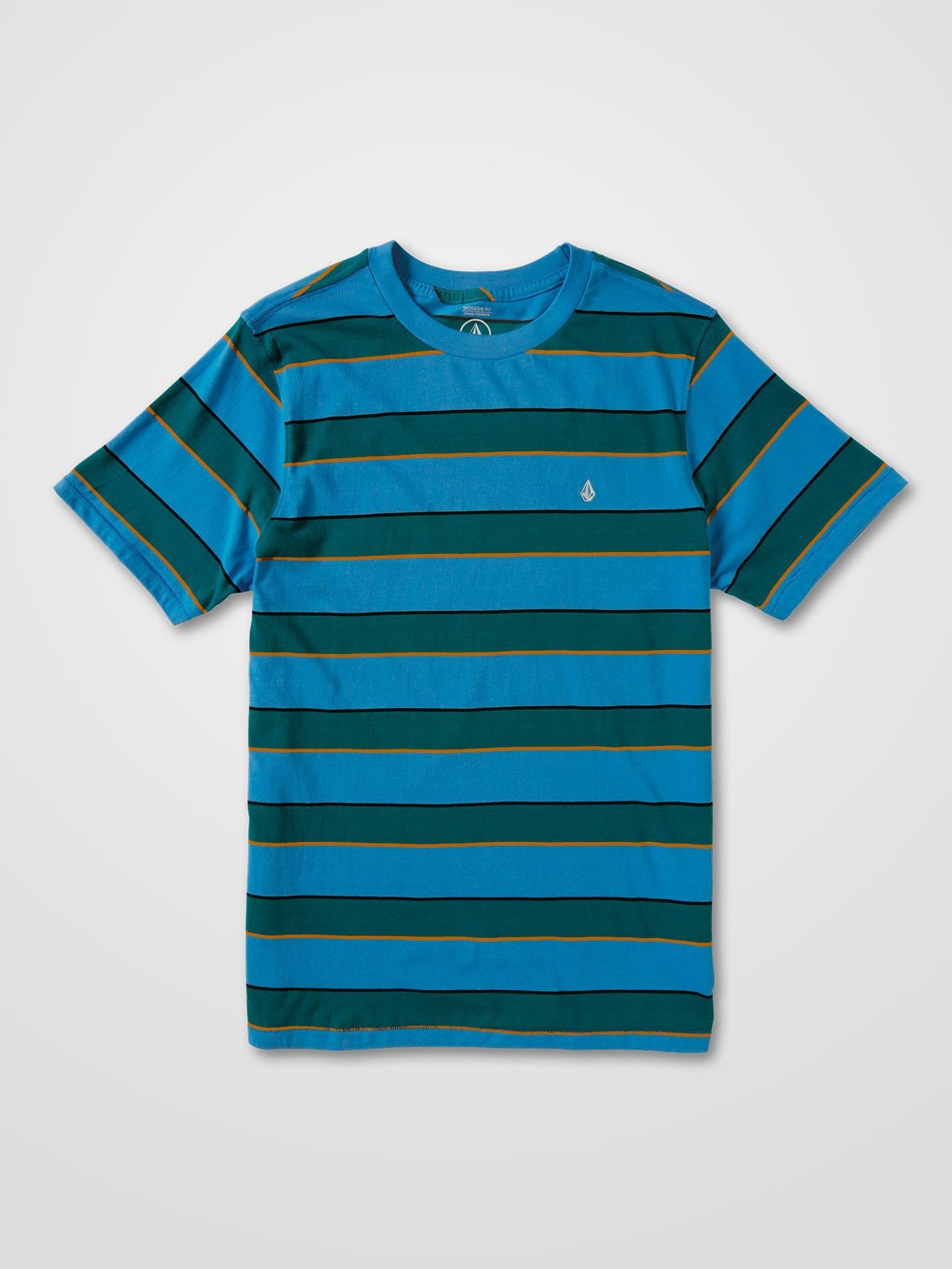 Keates Stripe Tee - Ballpoint Blue