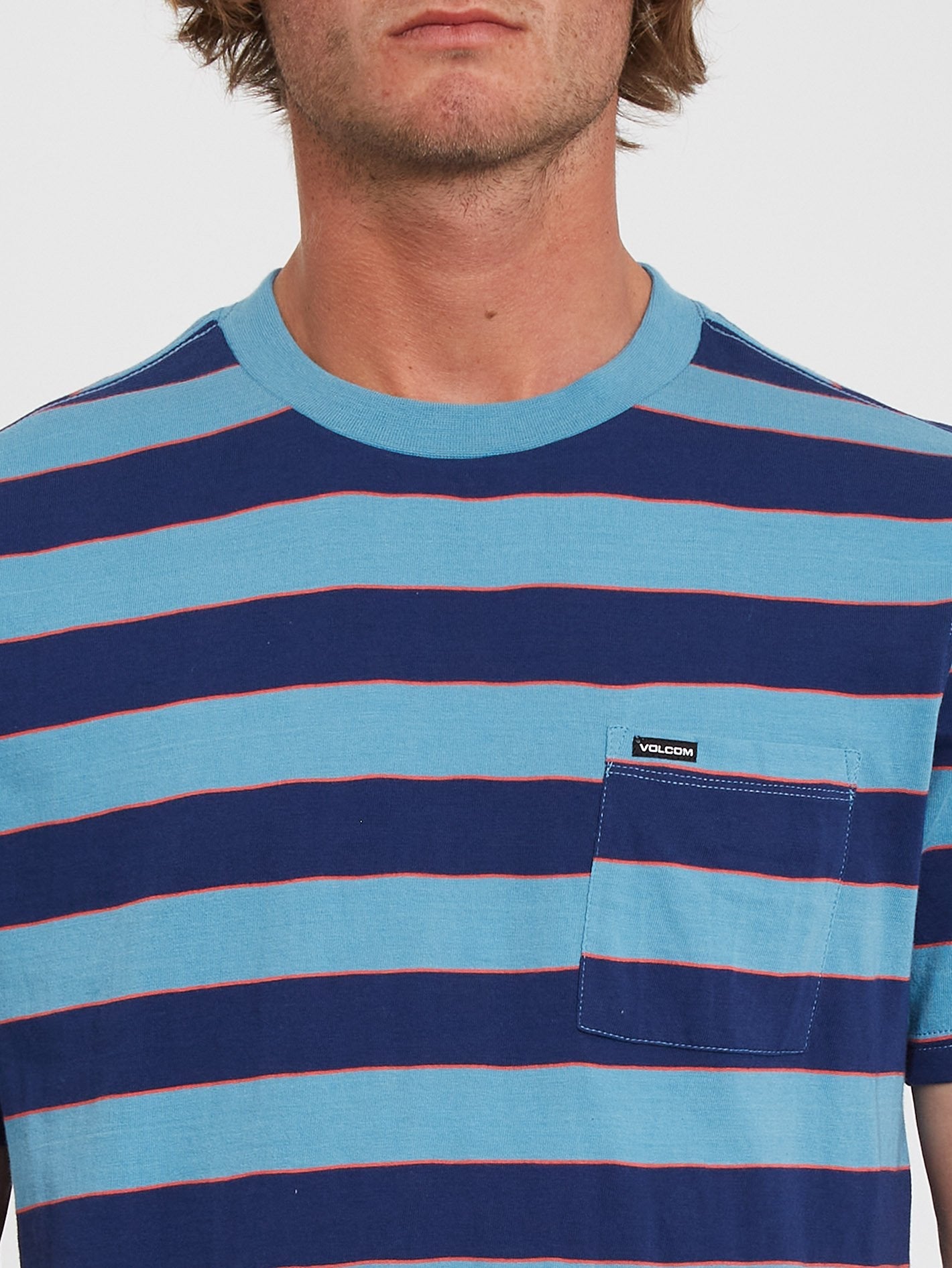 Maxer Stripe Crew T-shirt - BLUEPRINT