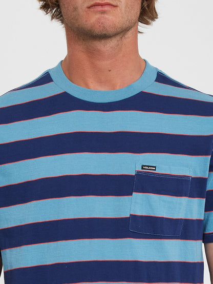 Maxer Stripe Crew T-shirt - BLUEPRINT