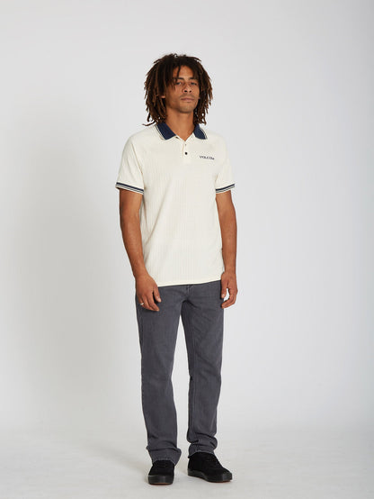 Skate Vitals Chris Pfanner Polo - WHITE FLASH